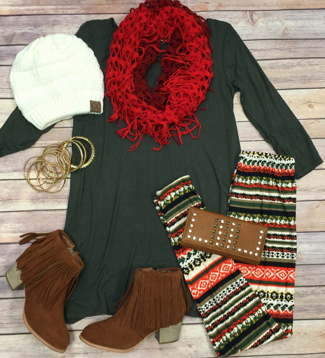 Long 2-tone Infiniti Scarf: Multiple Colors-bandeau-privityboutique-Privity Boutique, Women’s Fashion Boutique in Mesa, Arizona