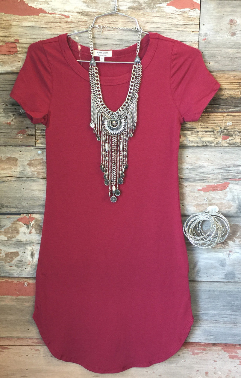 Fun in the Sun Tunic Dress: Burgundy-Top-privityboutique-Privity Boutique, Women’s Fashion Boutique in Mesa, Arizona