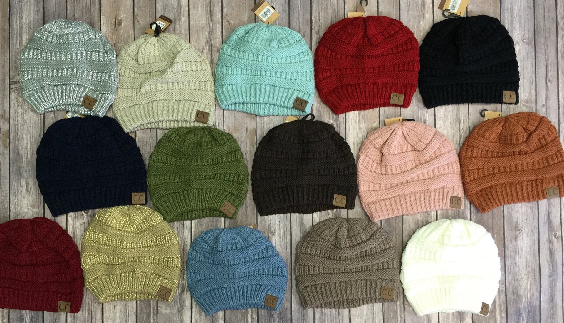 Slouchy Melange Knit Beanie: Multiple Colors-privityboutique-Privity Boutique, Women’s Fashion Boutique in Mesa, Arizona