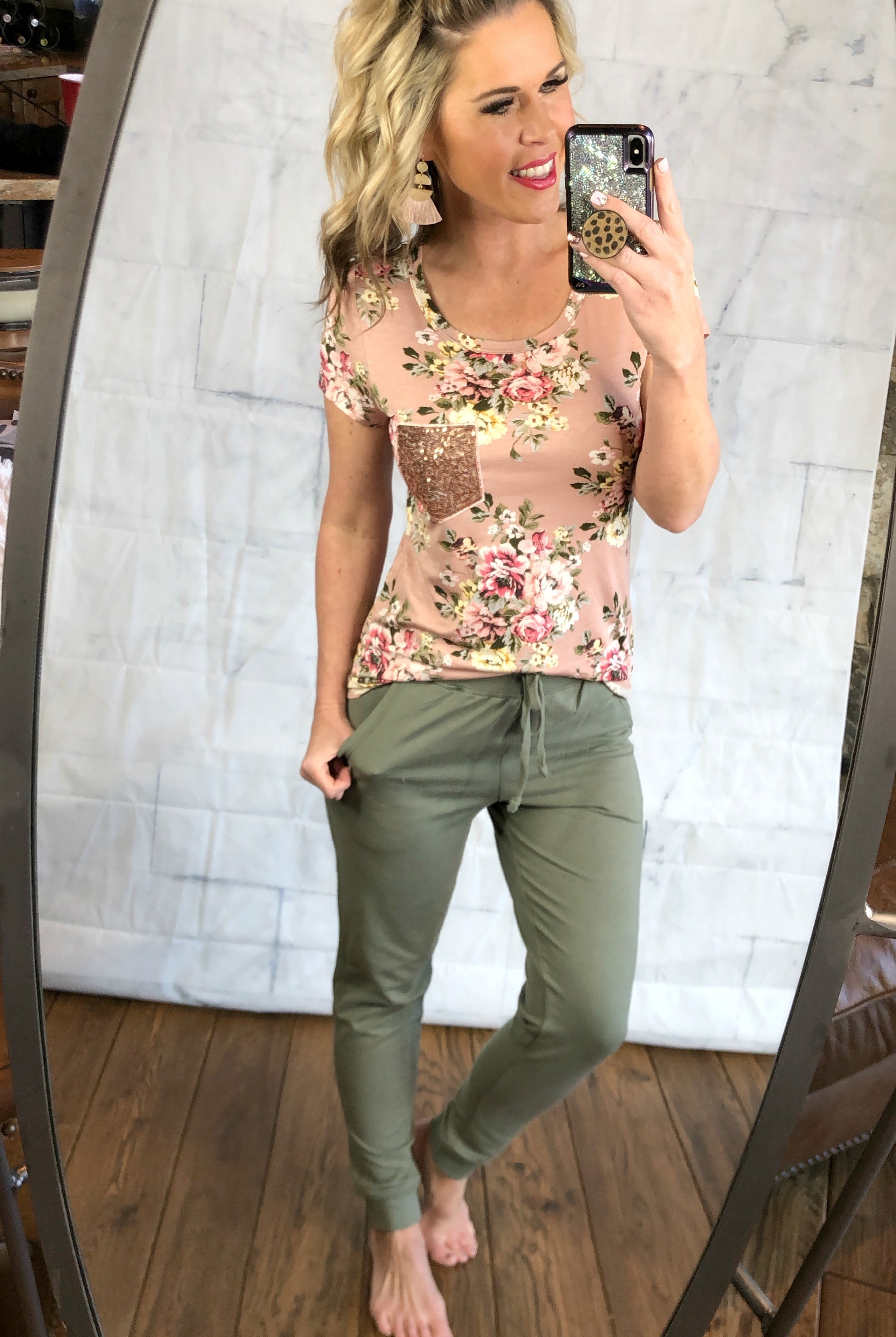 Olive Pocket Joggers-joggers-privityboutique.com-Privity Boutique, Women’s Fashion Boutique in Mesa, Arizona