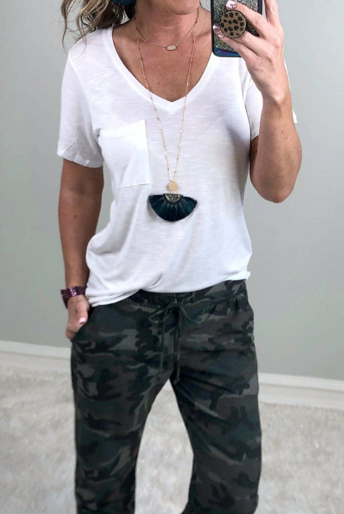 Comfy in Camo Joggers: Olive-palazzo-privityboutique.com-Privity Boutique, Women’s Fashion Boutique in Mesa, Arizona