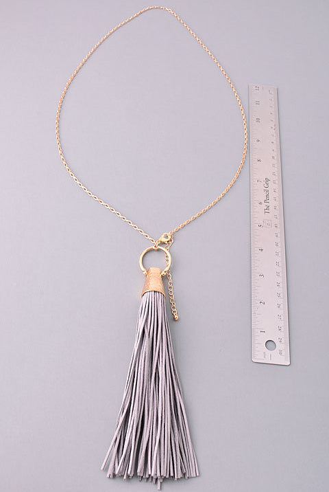 Break Free Necklace: Grey-privityboutique-Privity Boutique, Women’s Fashion Boutique in Mesa, Arizona