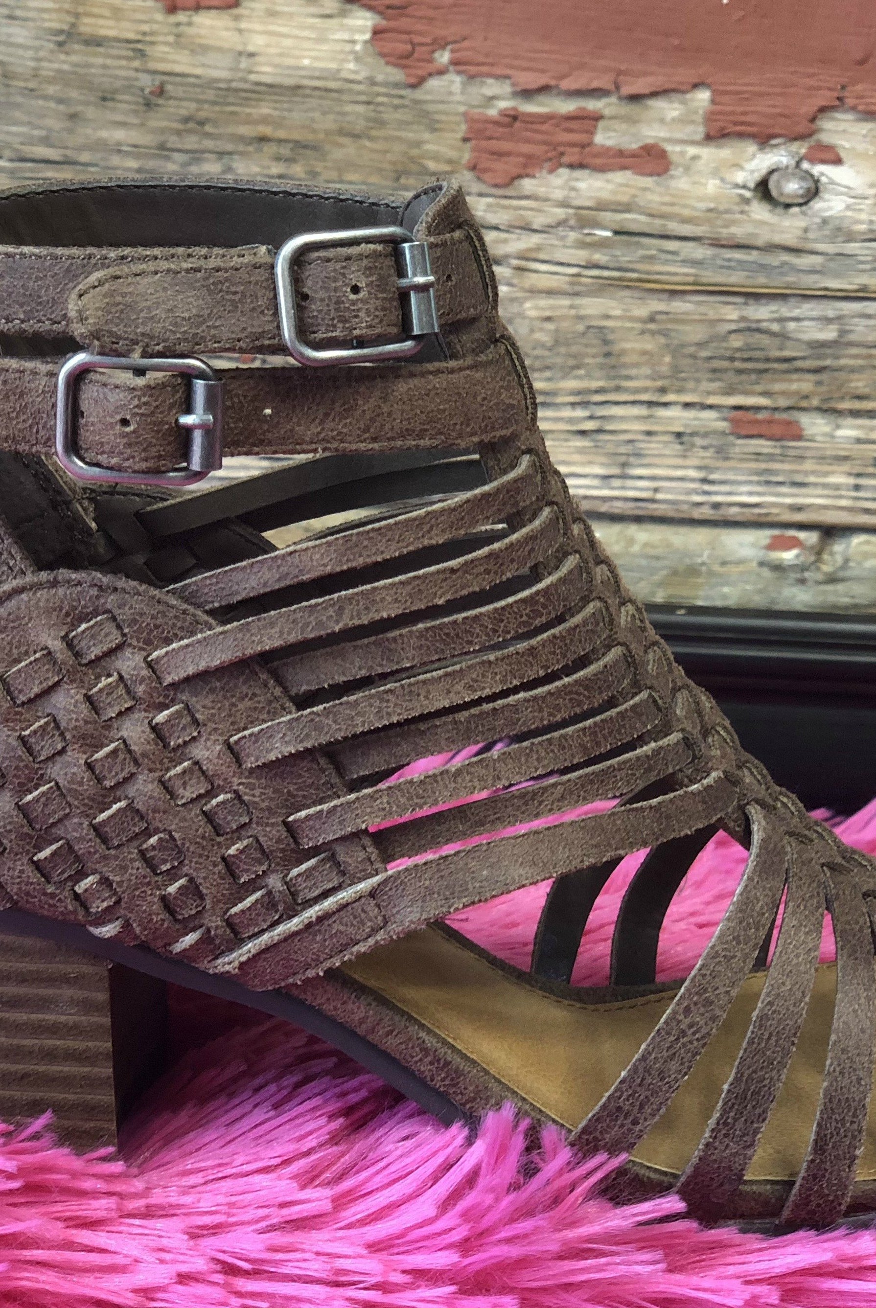 Walk Out of Here Taupe Caged Heels-Not Rated-privityboutique.com-Privity Boutique, Women’s Fashion Boutique in Mesa, Arizona