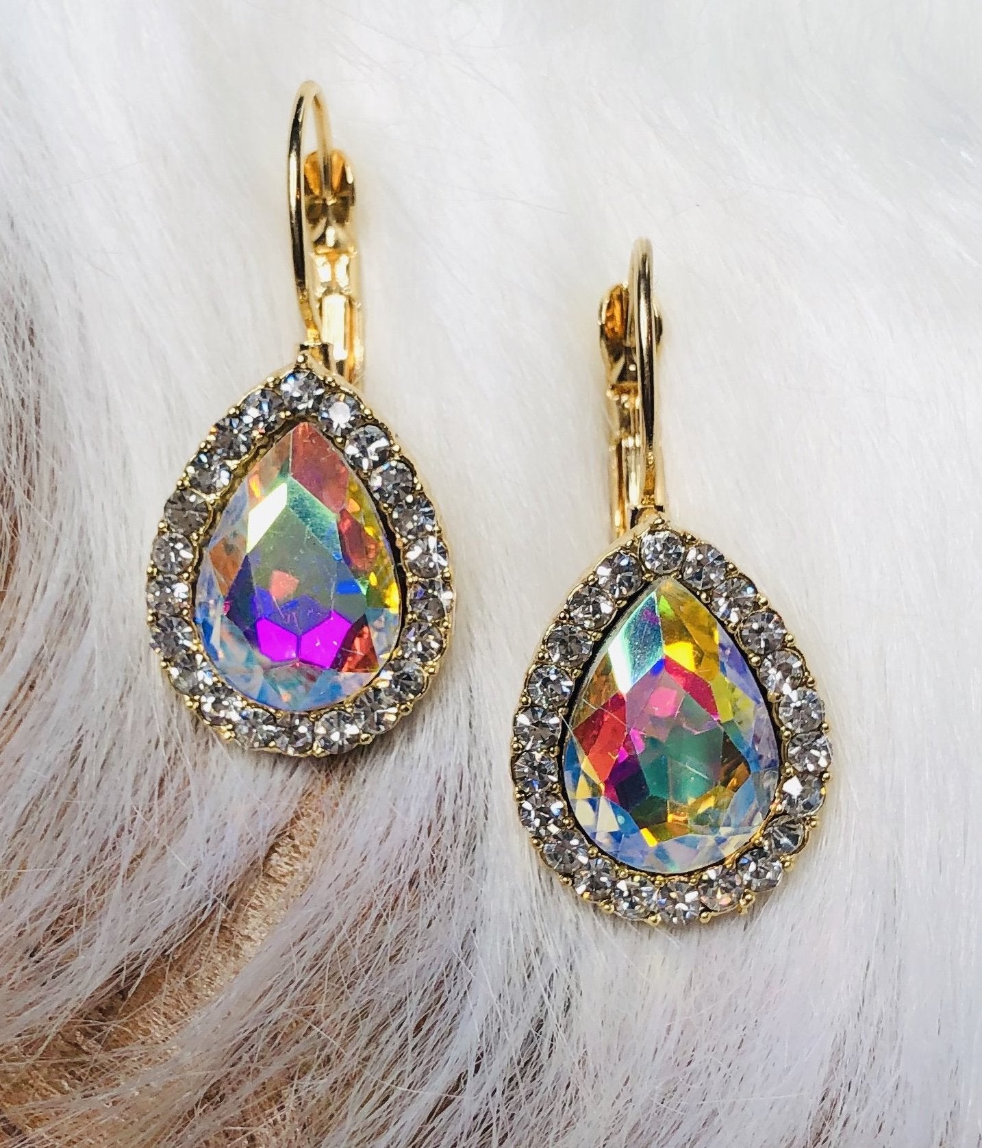 Simply Radiant Diamond Earrings: Gold-earrings-privityboutique.com-Privity Boutique, Women’s Fashion Boutique in Mesa, Arizona