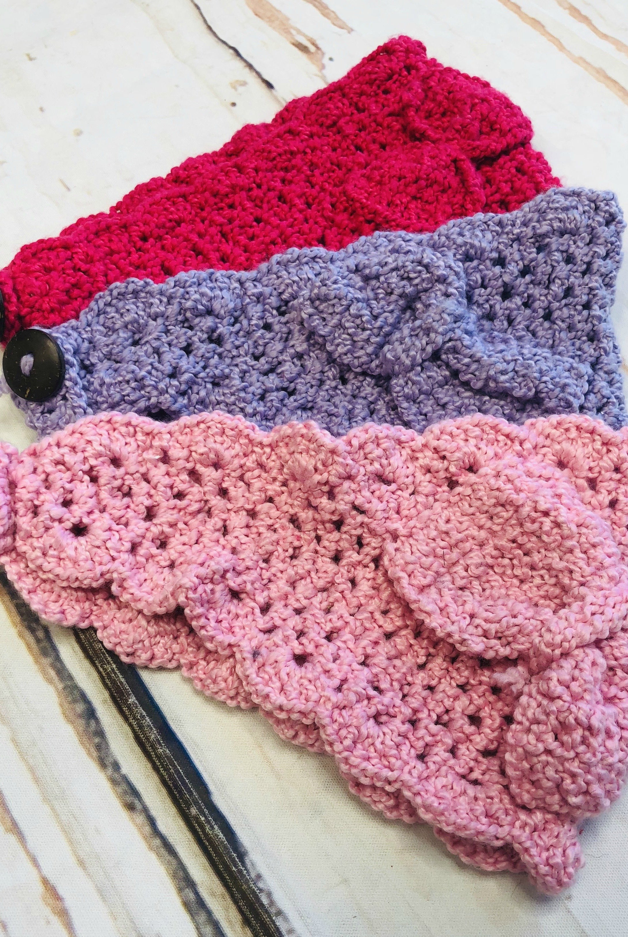 Crochet Bow Fun Headwrap: Multiple Colors-Headwrap-privityboutique.com-Privity Boutique, Women’s Fashion Boutique in Mesa, Arizona