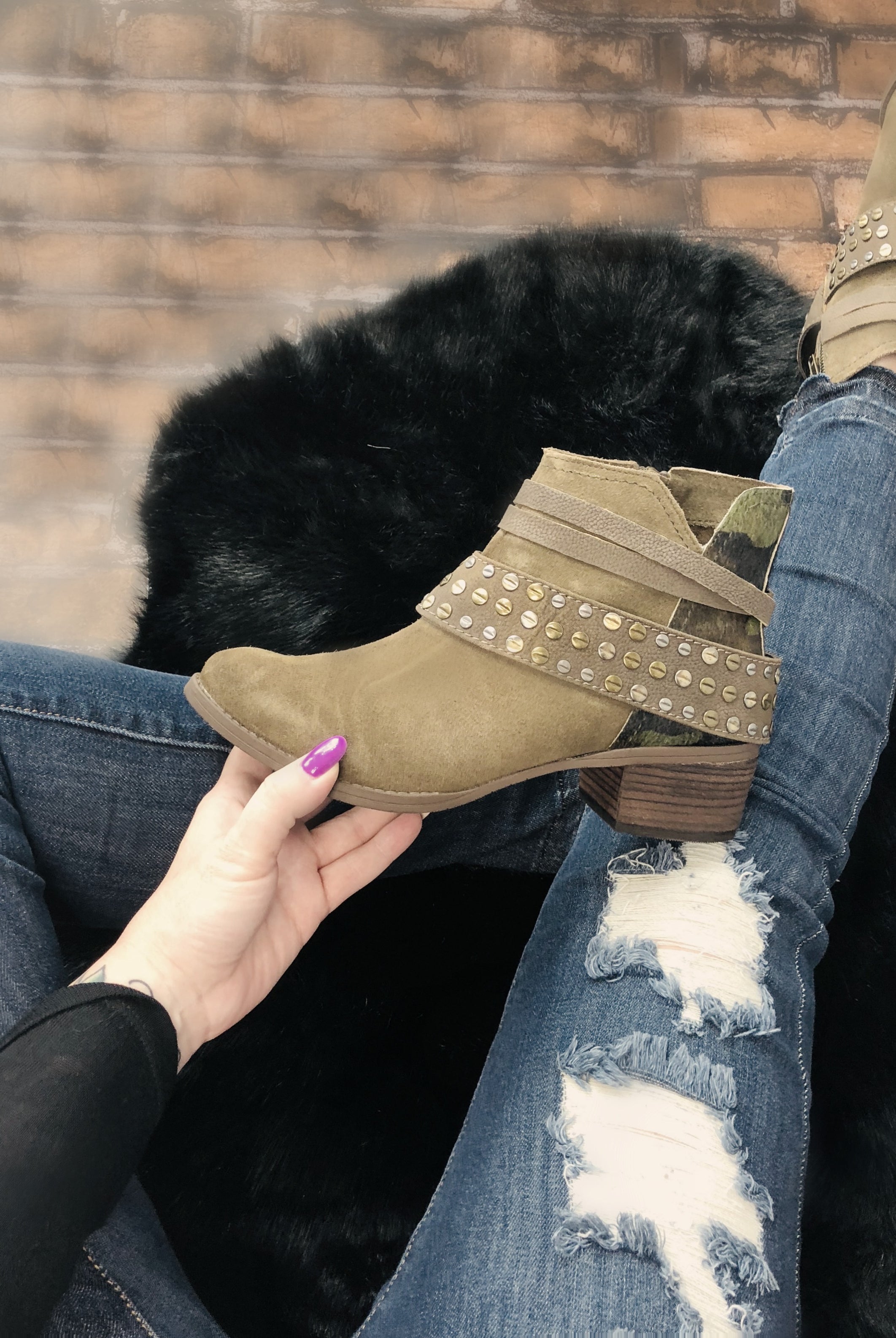 On the Move Camo Booties-sandals-privityboutique.com-Privity Boutique, Women’s Fashion Boutique in Mesa, Arizona