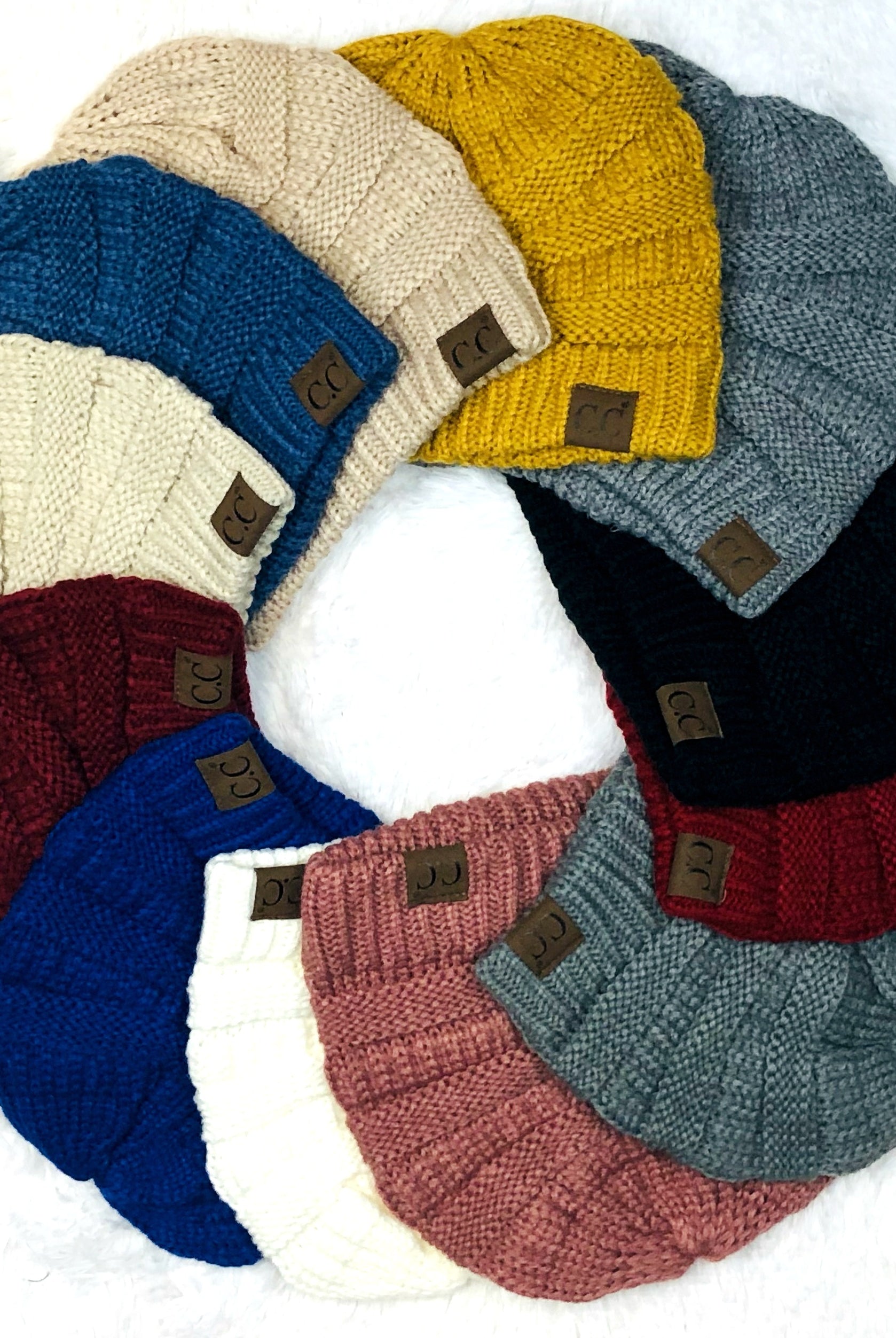 Slouchy Melange Knit Beanie: Multiple Colors-privityboutique-Privity Boutique, Women’s Fashion Boutique in Mesa, Arizona