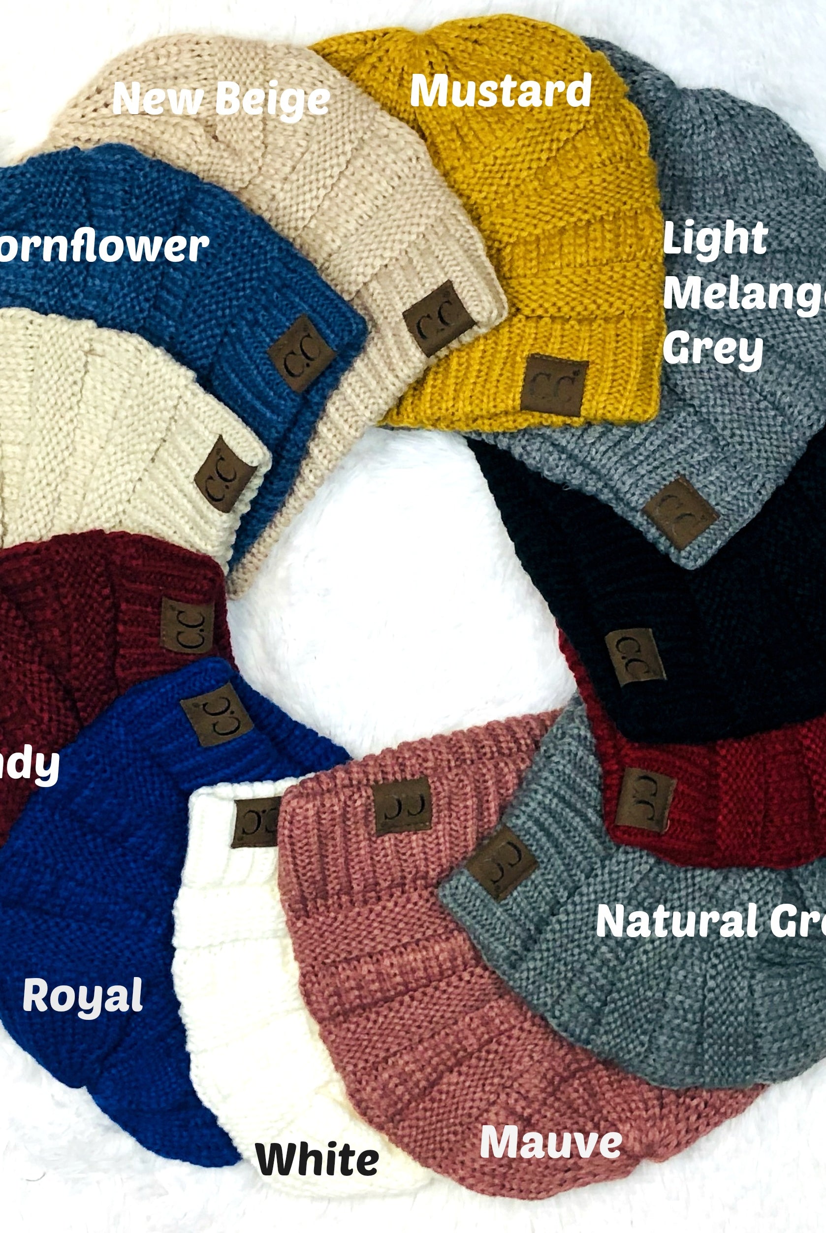 Slouchy Melange Knit Beanie: Multiple Colors-privityboutique-Privity Boutique, Women’s Fashion Boutique in Mesa, Arizona