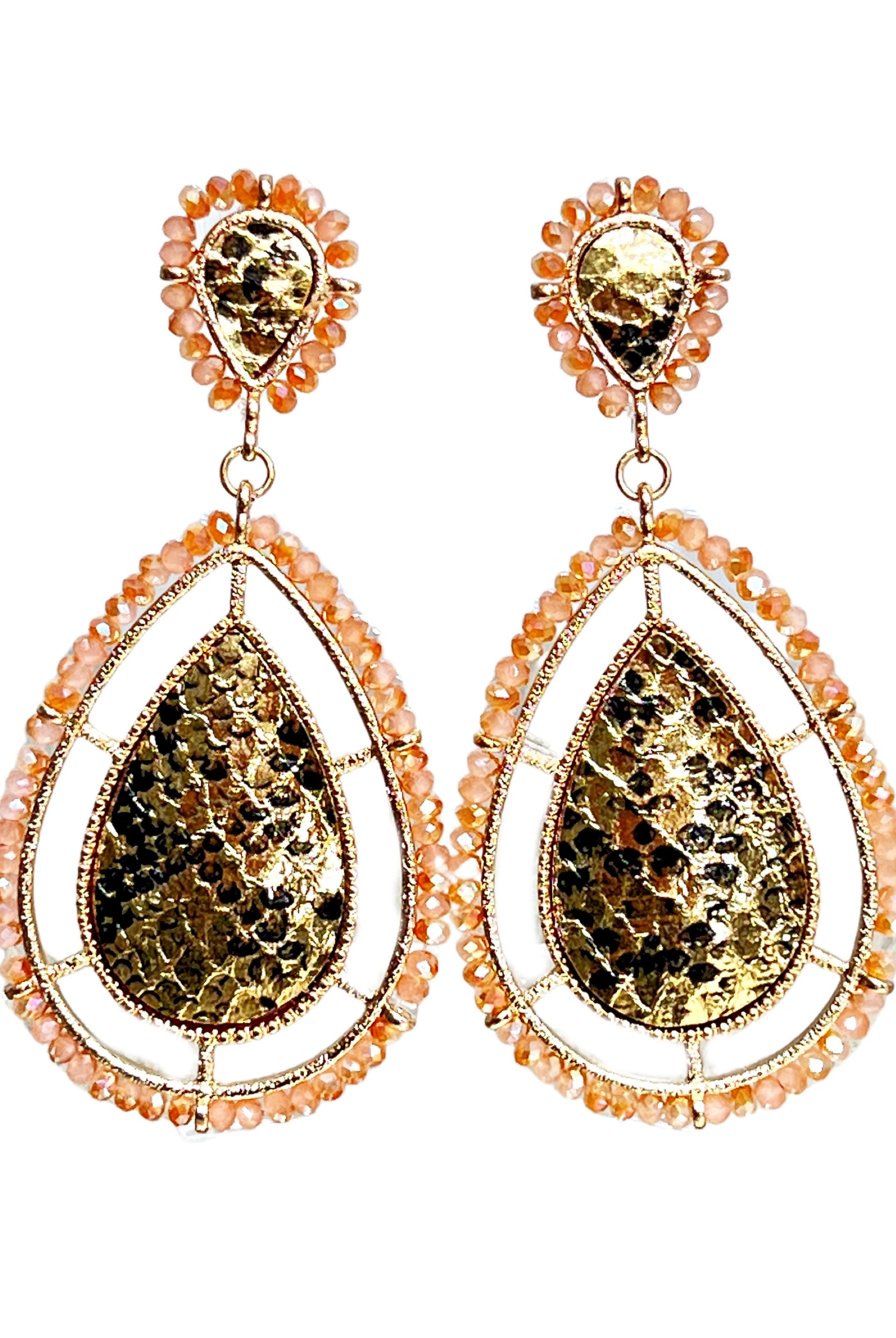 Bold & Beaded Earrings-Earrings-privityboutique-Privity Boutique, Women’s Fashion Boutique in Mesa, Arizona