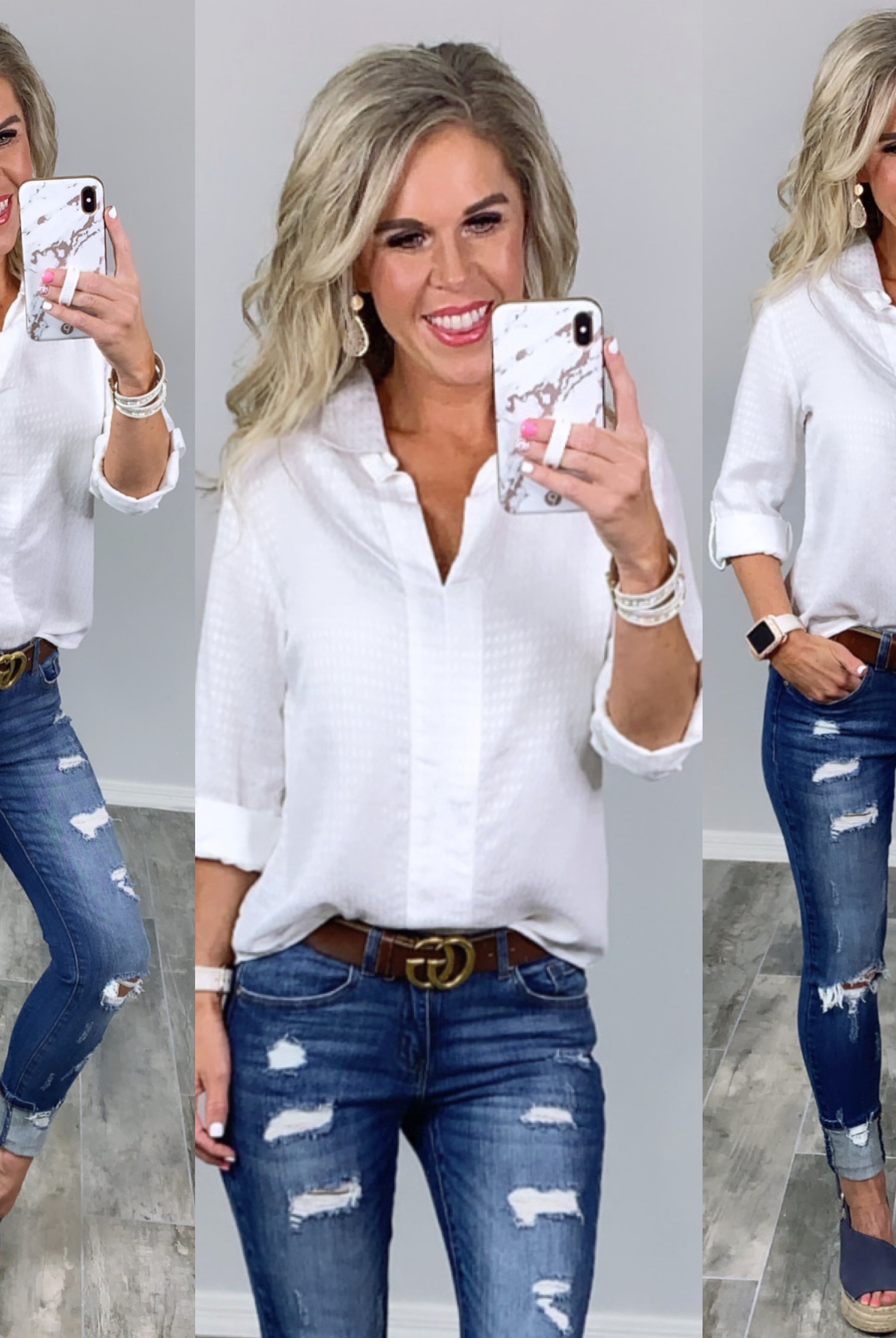 New Promotions White Top-flannel-privityboutique-Privity Boutique, Women’s Fashion Boutique in Mesa, Arizona