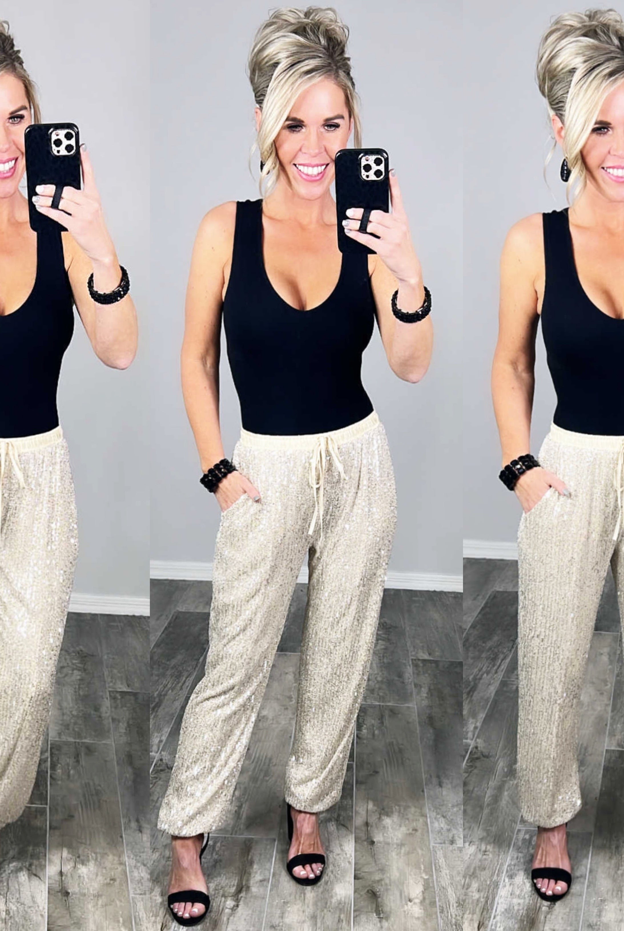 Sequin Joggers-palazzo-privityboutique.com-Privity Boutique, Women’s Fashion Boutique in Mesa, Arizona