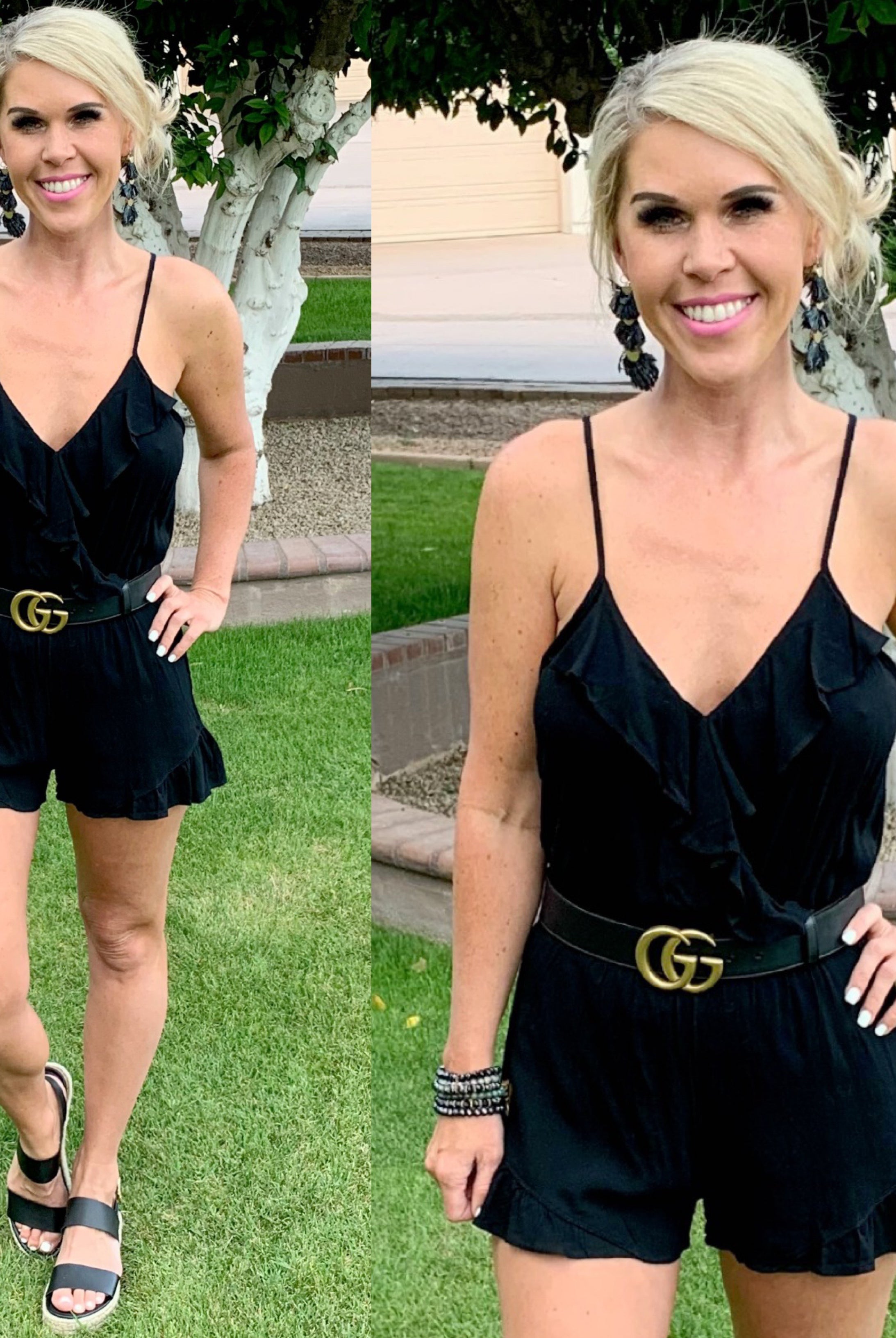Take it In Black Romper-romper-privityboutique.com-Privity Boutique, Women’s Fashion Boutique in Mesa, Arizona