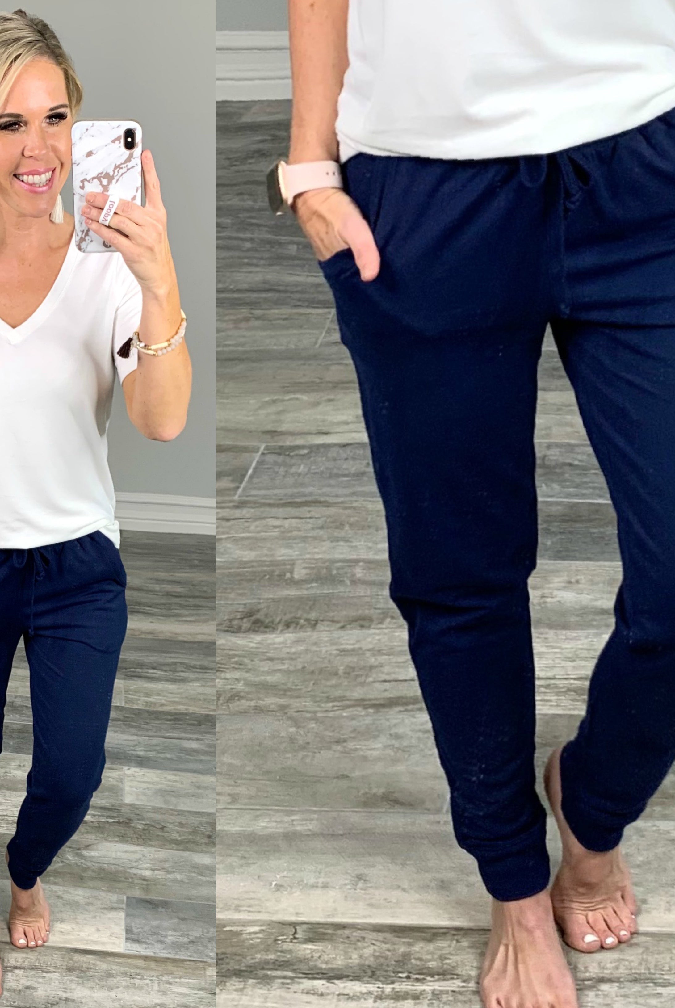 Blue Pocket Joggers-joggers-privityboutique.com-Privity Boutique, Women’s Fashion Boutique in Mesa, Arizona