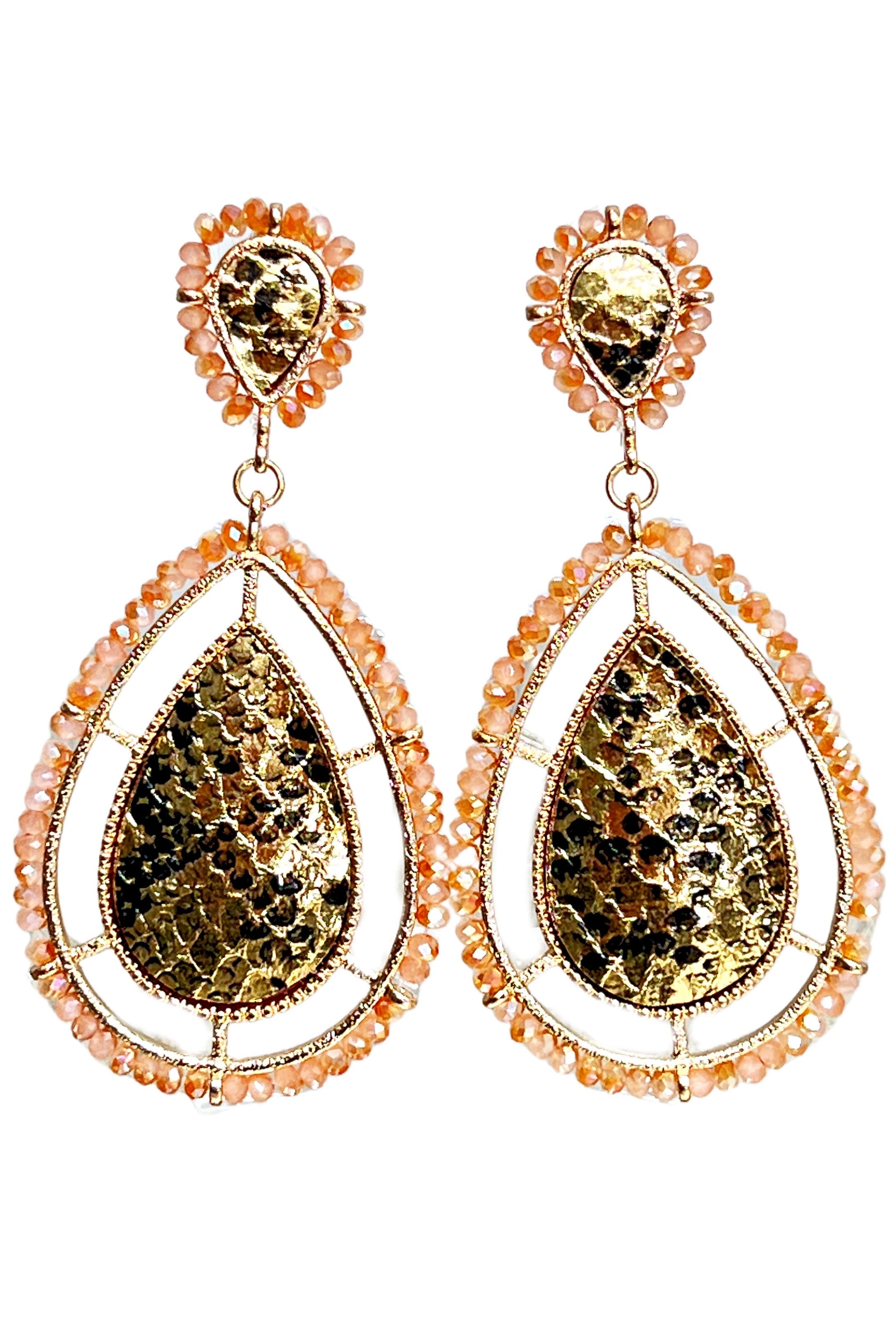 Bold & Beaded Earrings-Earrings-privityboutique-Privity Boutique, Women’s Fashion Boutique in Mesa, Arizona