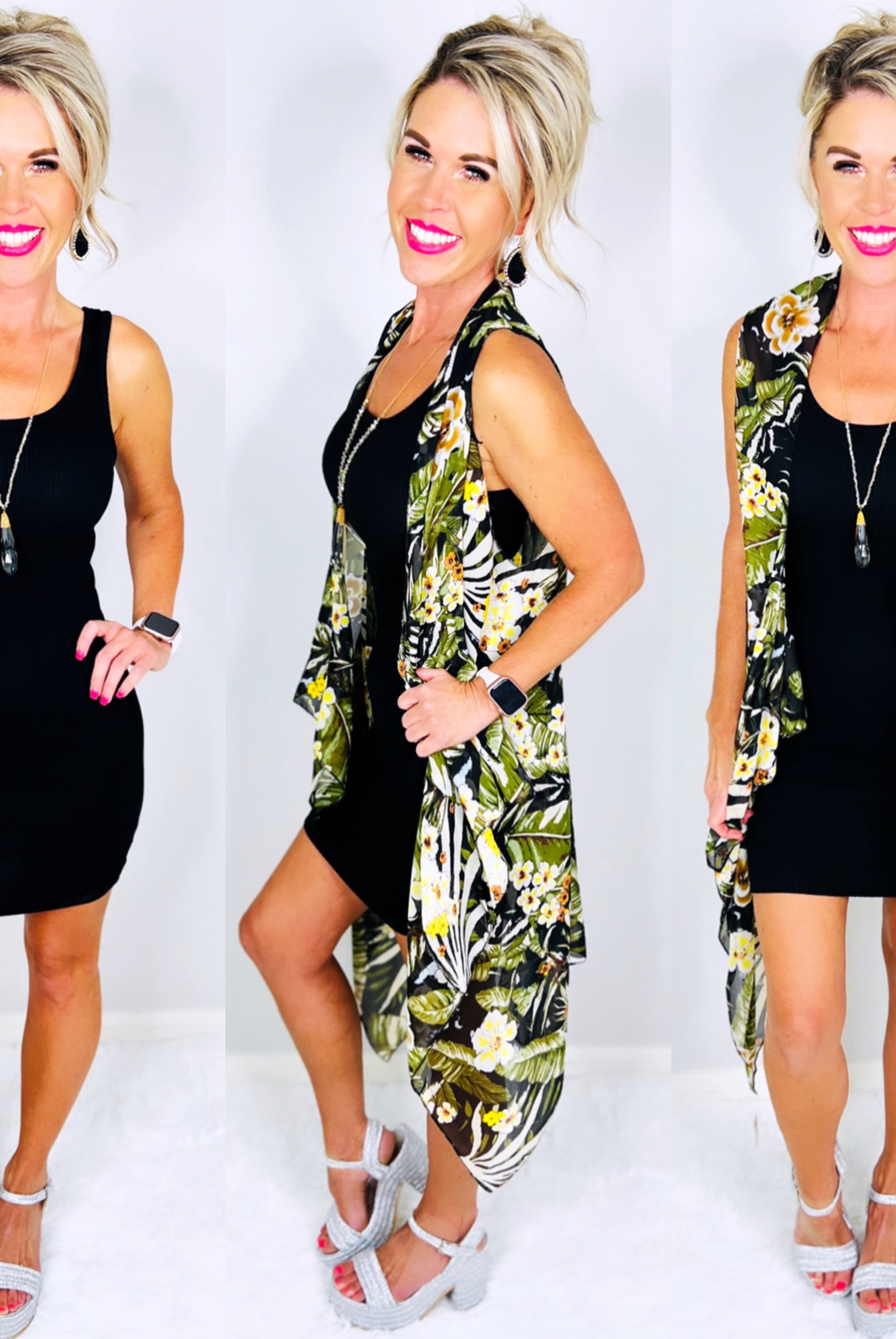 In The Palms Kimono - Black-kimono-privityboutique-Privity Boutique, Women’s Fashion Boutique in Mesa, Arizona