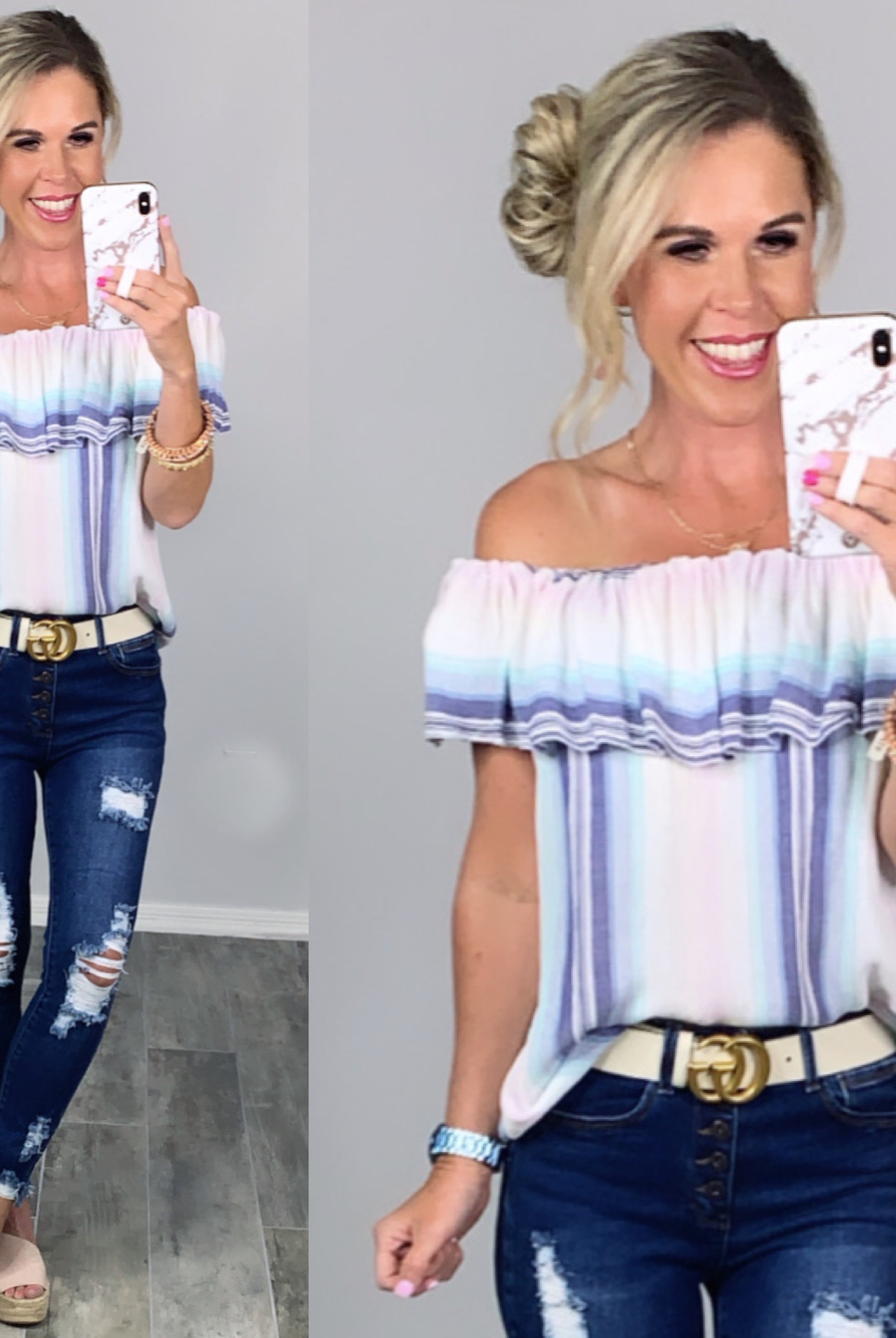 Southern Memories Striped Top-Top-privityboutique-Privity Boutique, Women’s Fashion Boutique in Mesa, Arizona