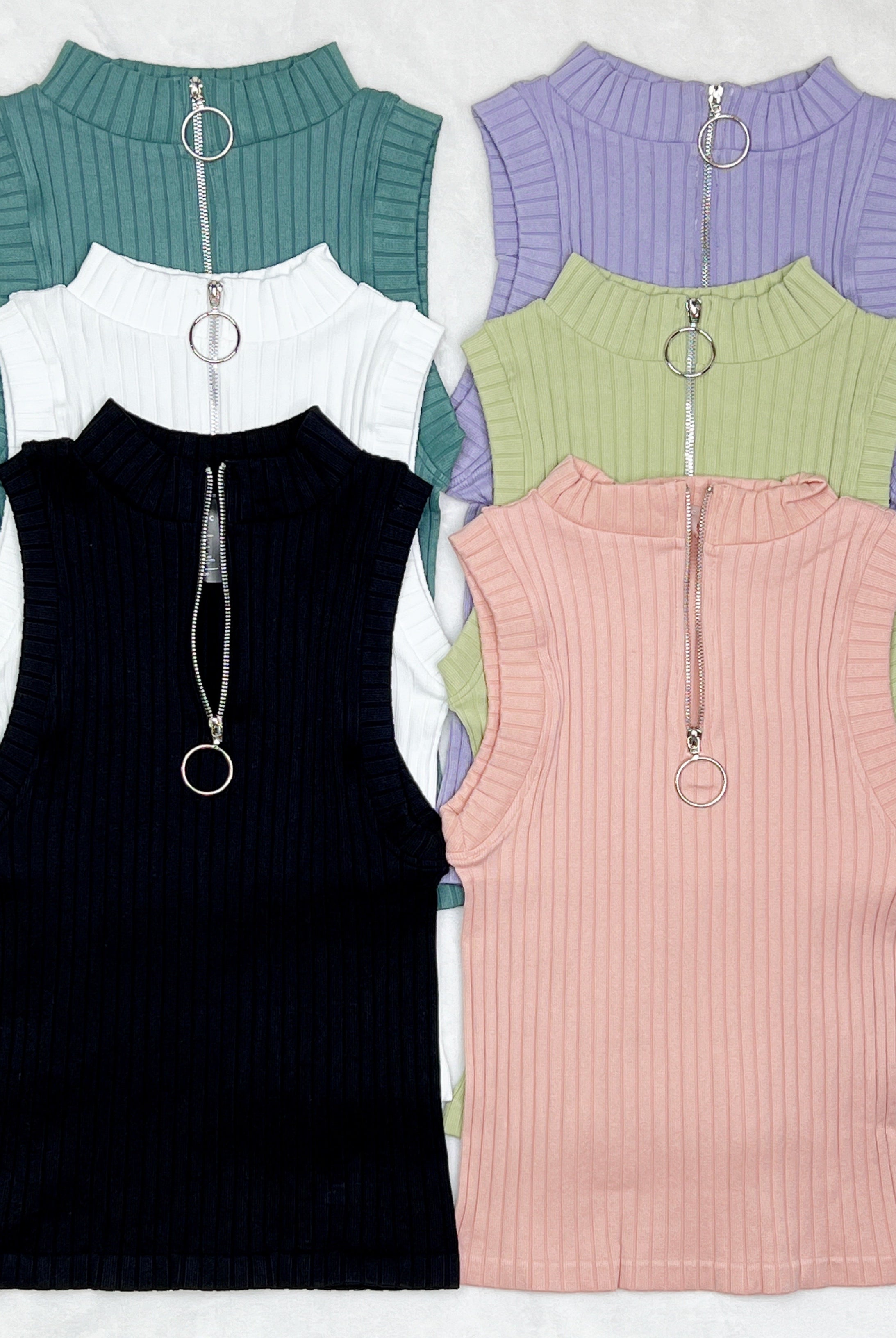 All of Me Zip Front Top - Multiple Colors-privityboutique-Privity Boutique, Women’s Fashion Boutique in Mesa, Arizona