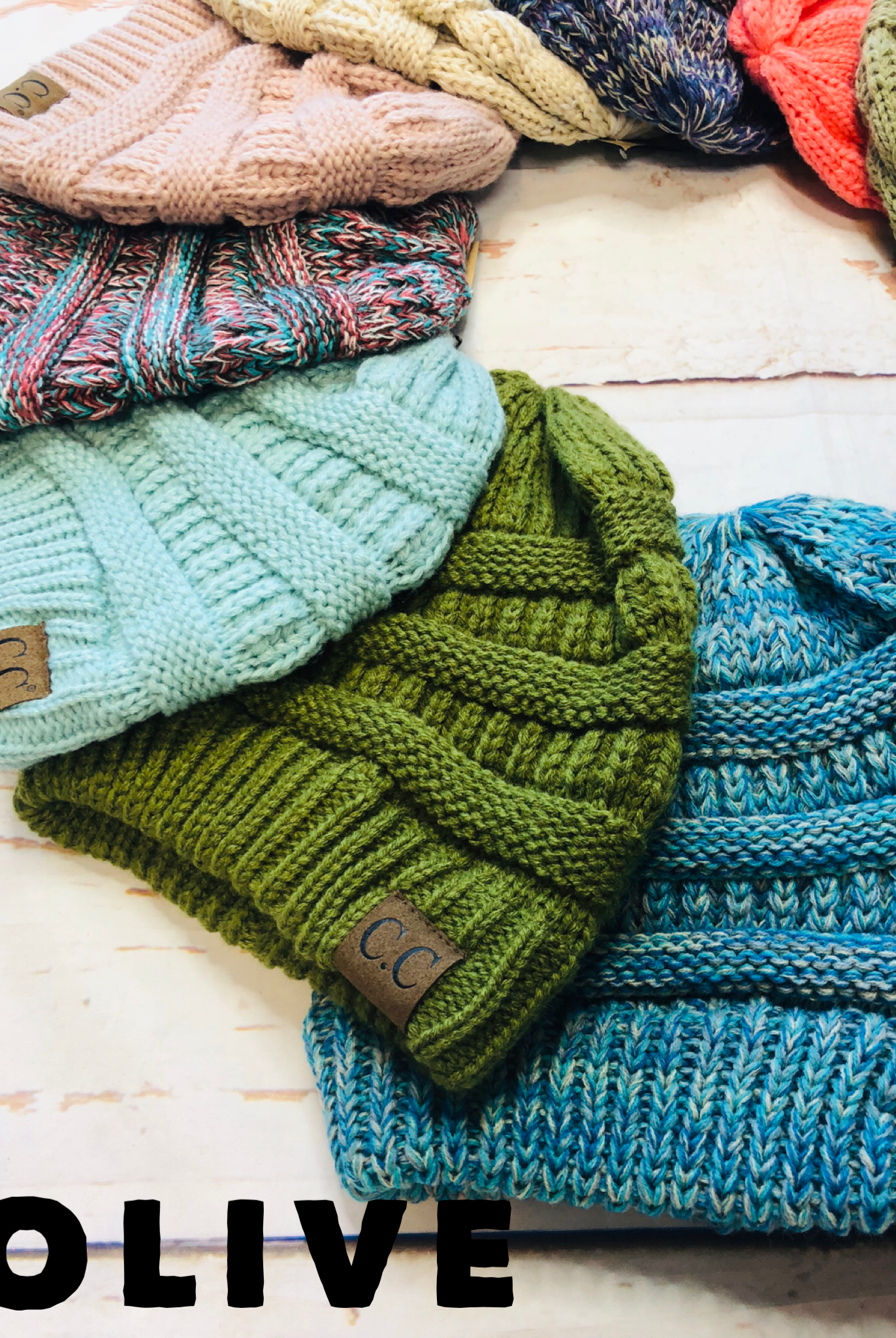 Slouchy Melange Knit Beanie: Multiple Colors-privityboutique-Privity Boutique, Women’s Fashion Boutique in Mesa, Arizona