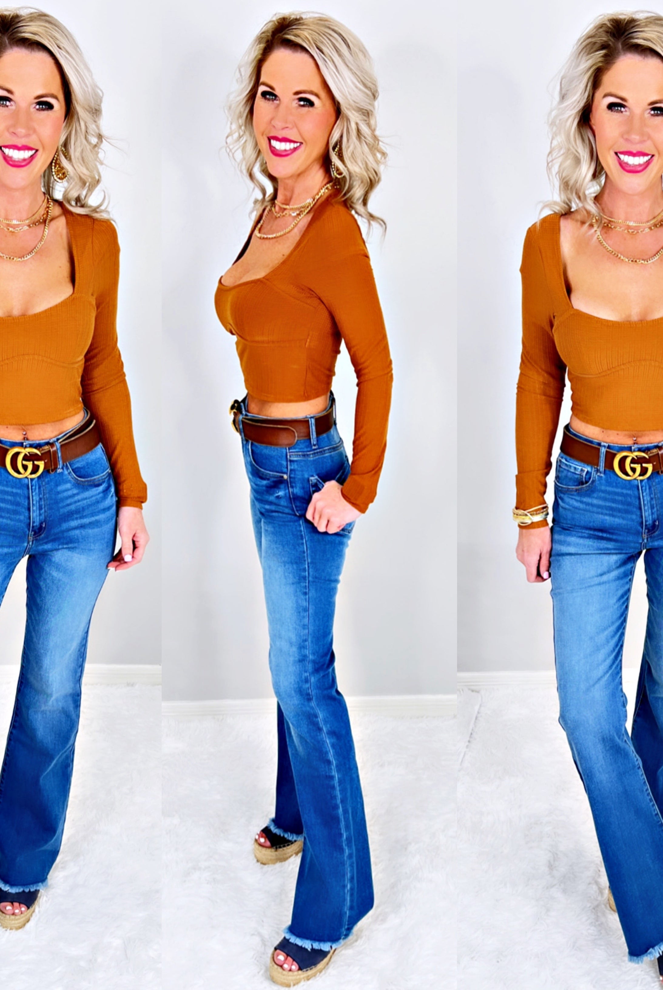 Capture This Picture Top - Camel-cropped crop top-privityboutique-Privity Boutique, Women’s Fashion Boutique in Mesa, Arizona
