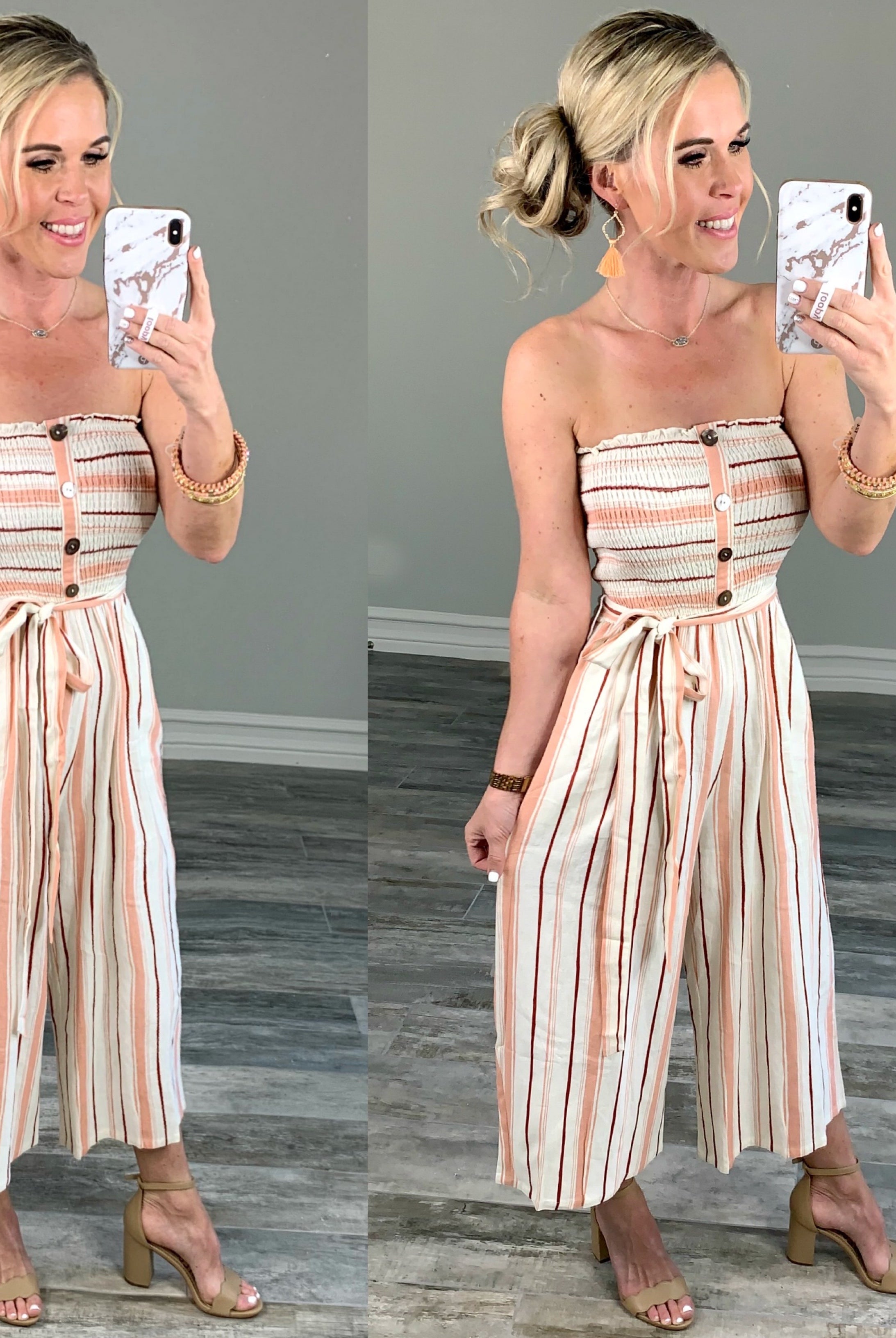 Rise to the Occasion Jumpsuit - Coral-Dress-privityboutique.com-Privity Boutique, Women’s Fashion Boutique in Mesa, Arizona