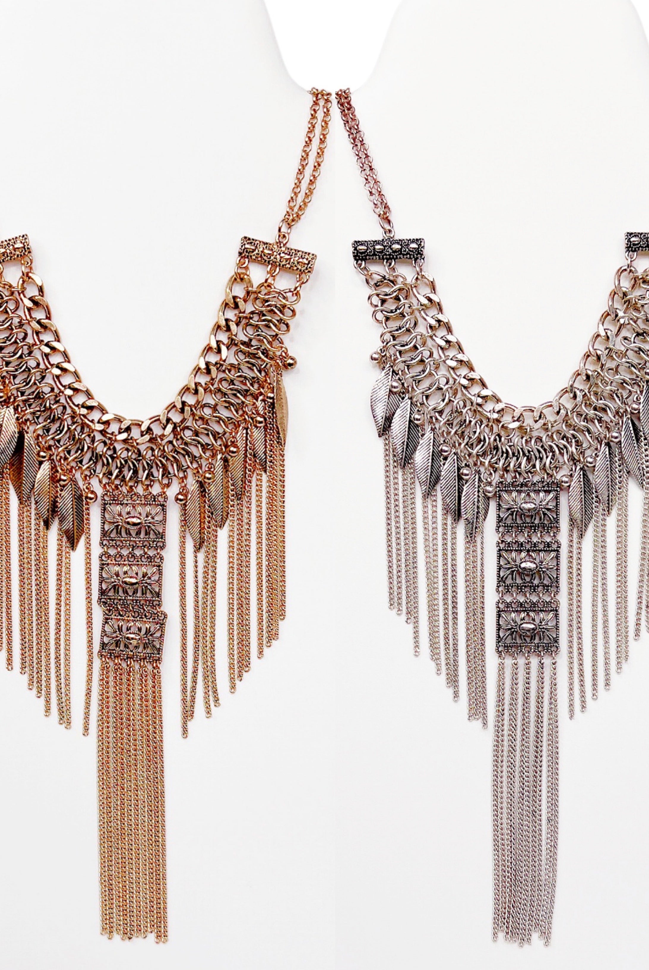 Falling Leaves Tassel Necklace-necklace-privityboutique.com-Privity Boutique, Women’s Fashion Boutique in Mesa, Arizona