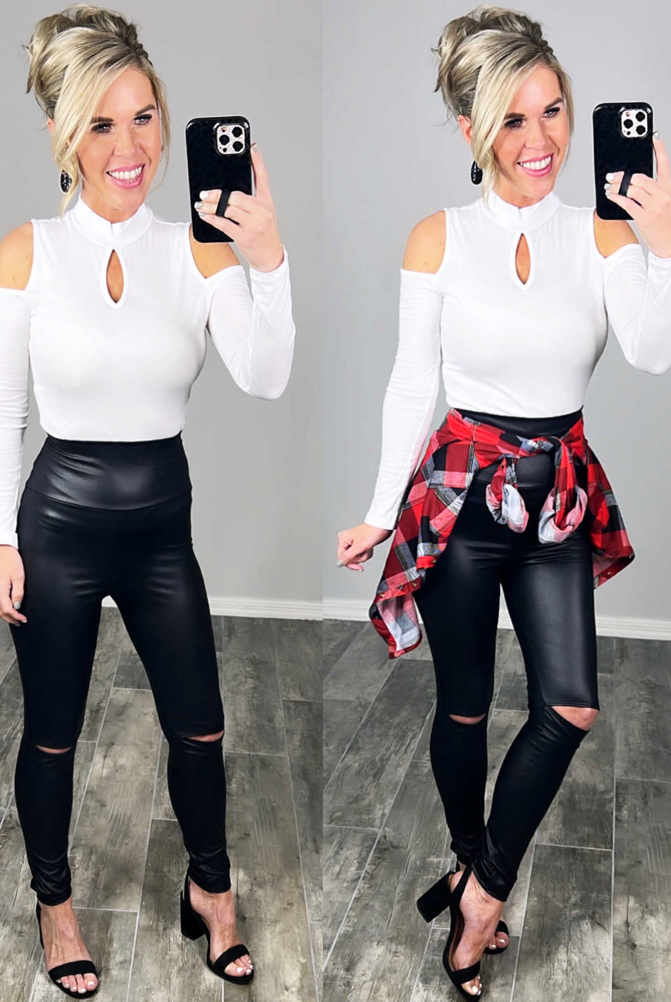 Cold Shoulder Top - White-Top-privityboutique-Privity Boutique, Women’s Fashion Boutique in Mesa, Arizona