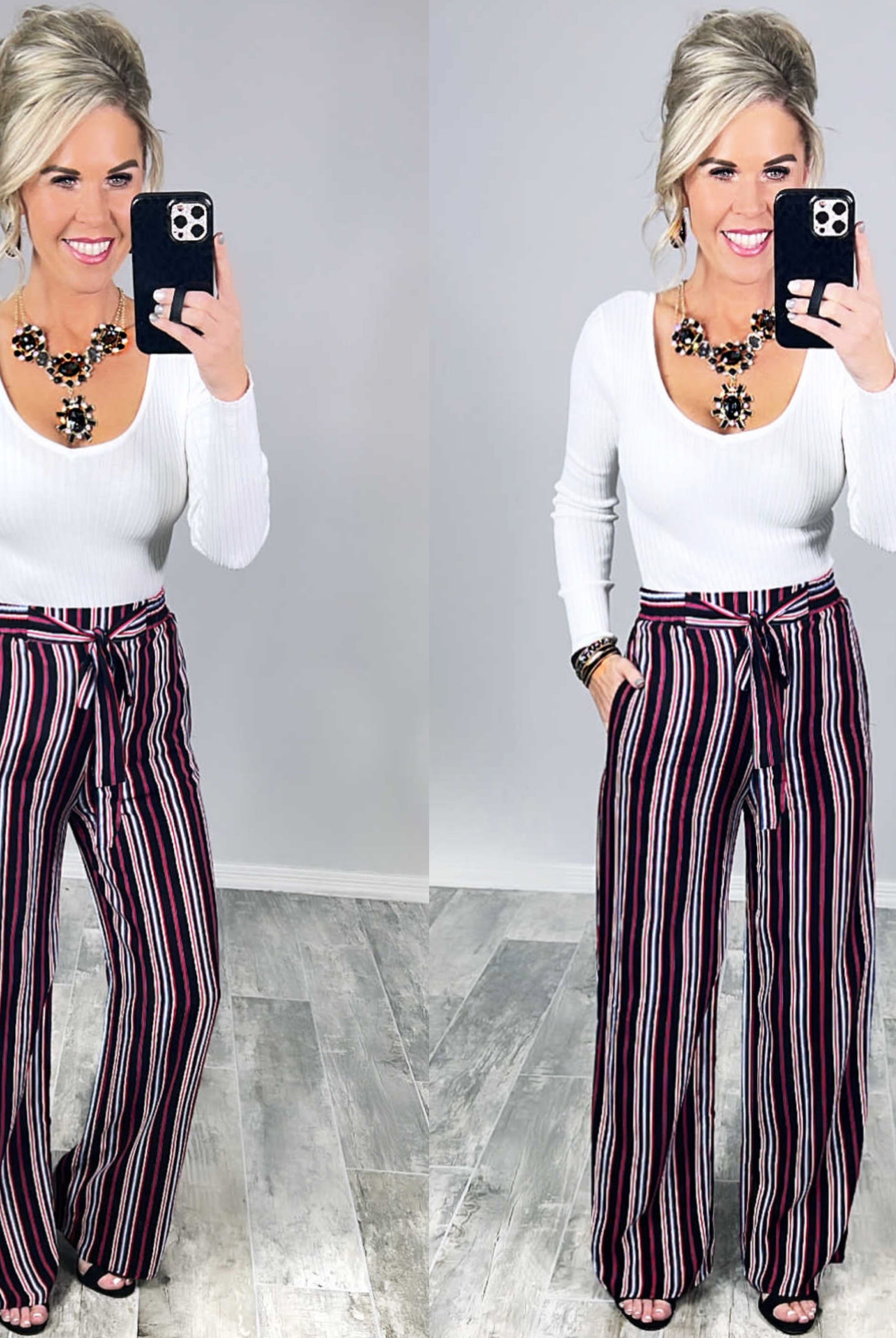 Stating the Obvious Pants - Black-palazzo-privityboutique.com-Privity Boutique, Women’s Fashion Boutique in Mesa, Arizona