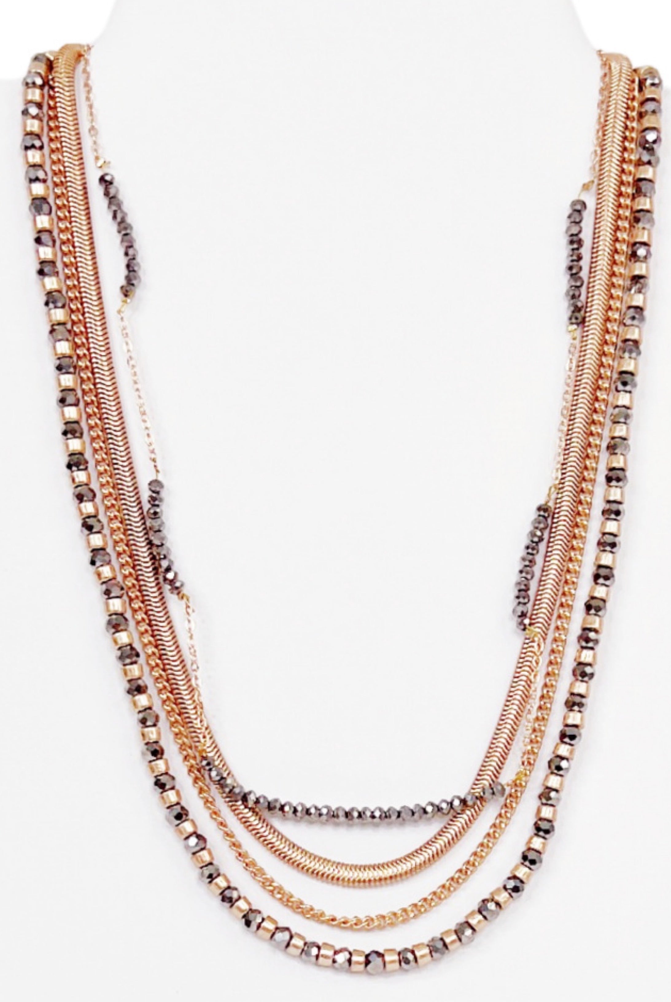 Tell Me About It Layered Necklace-statement necklace-privityboutique.com-Privity Boutique, Women’s Fashion Boutique in Mesa, Arizona