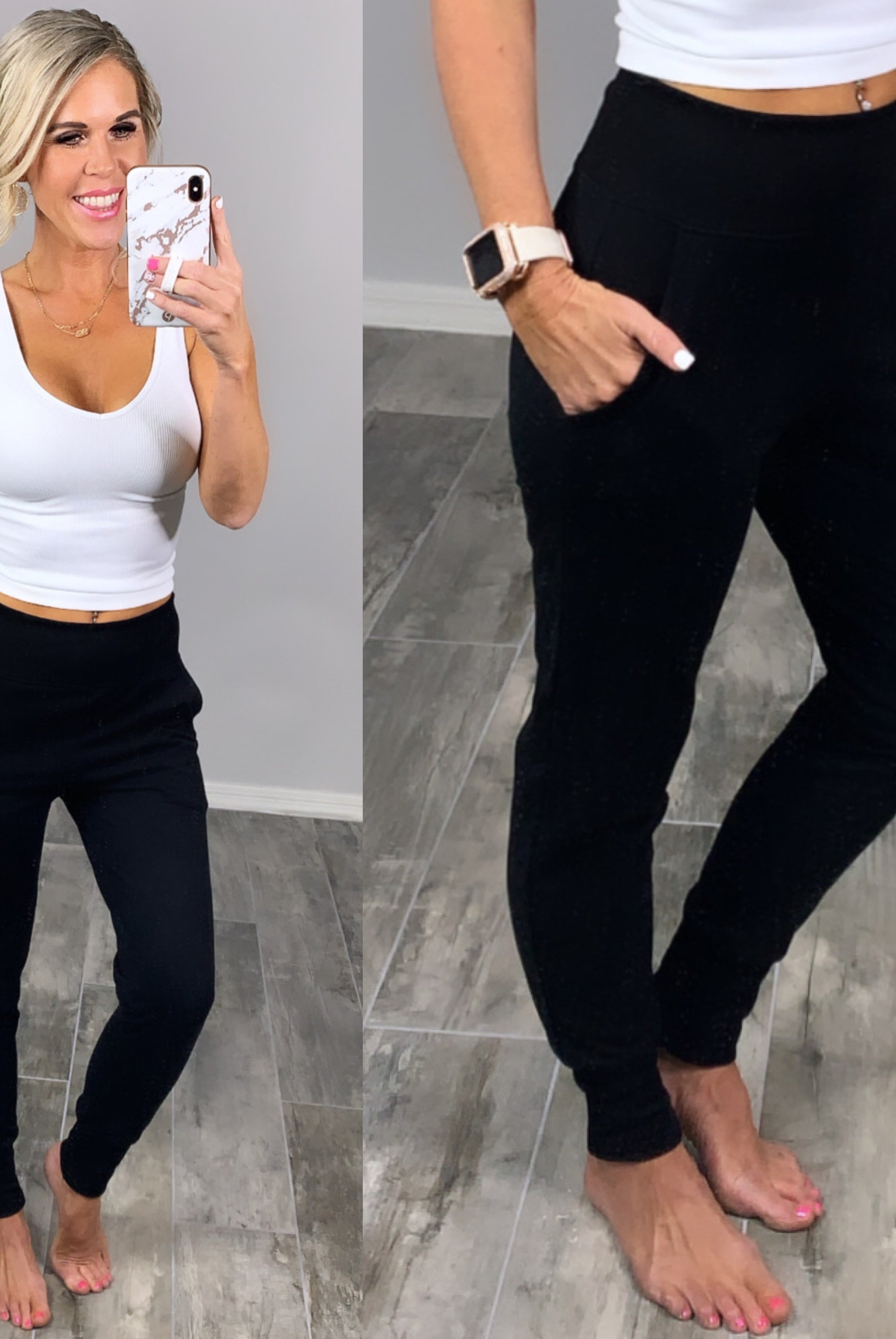 Lounging Around Joggers - Black-joggers-privityboutique.com-Privity Boutique, Women’s Fashion Boutique in Mesa, Arizona