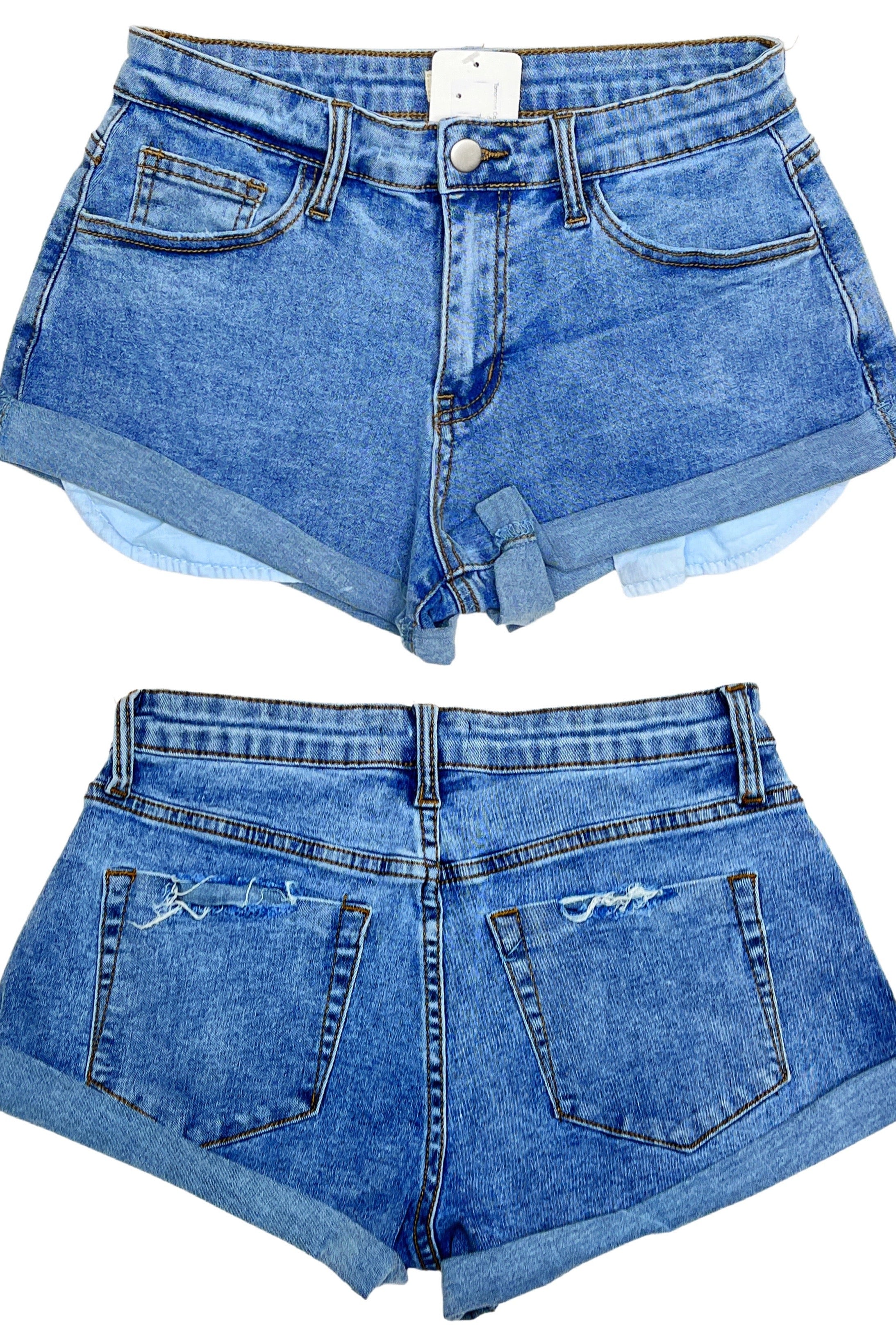 Tomorrows Coming Distressed Shorts-shorts-privityboutique.com-Privity Boutique, Women’s Fashion Boutique in Mesa, Arizona
