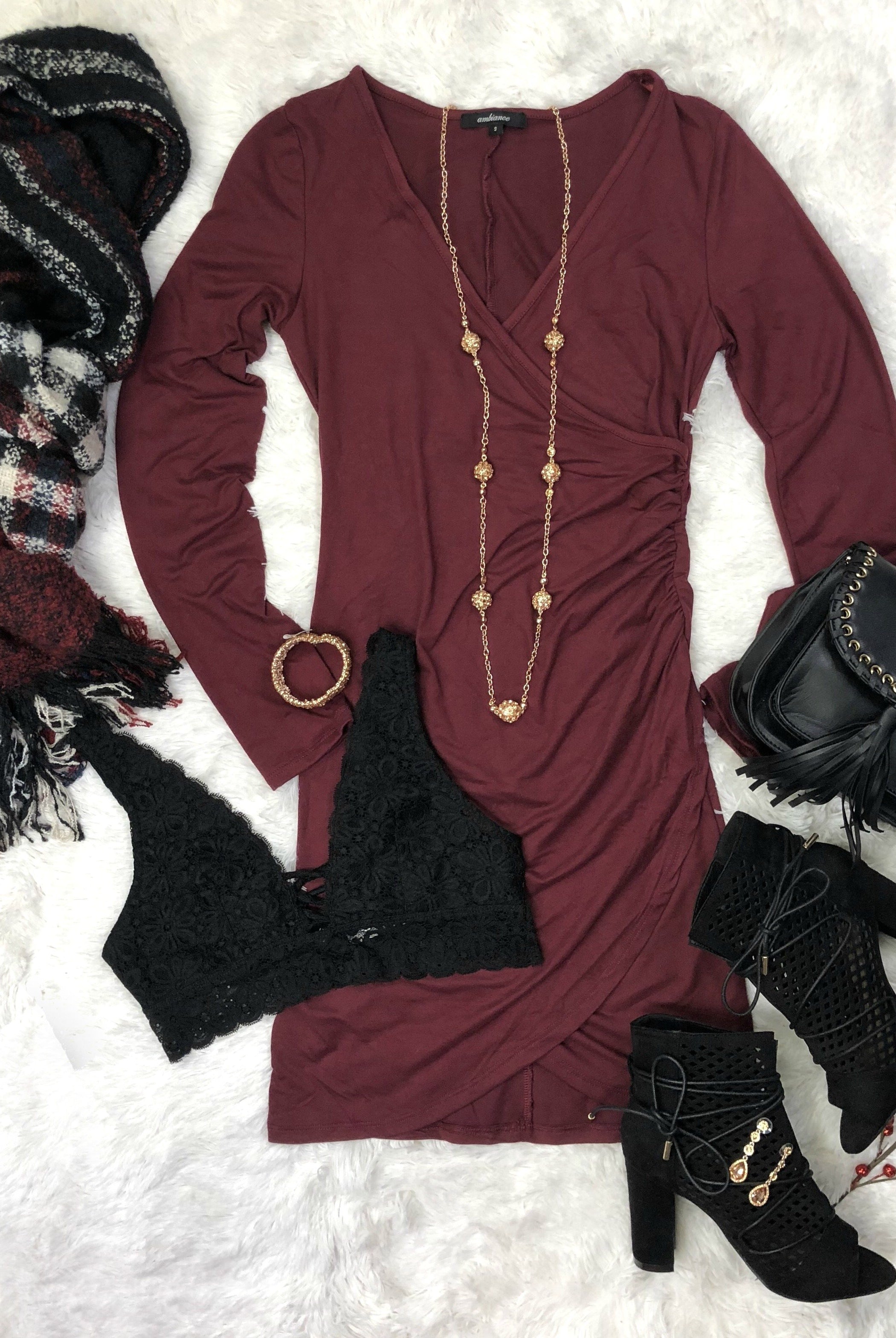 Play Along Red/Black Multi Scarf-scarf-privityboutique-Privity Boutique, Women’s Fashion Boutique in Mesa, Arizona