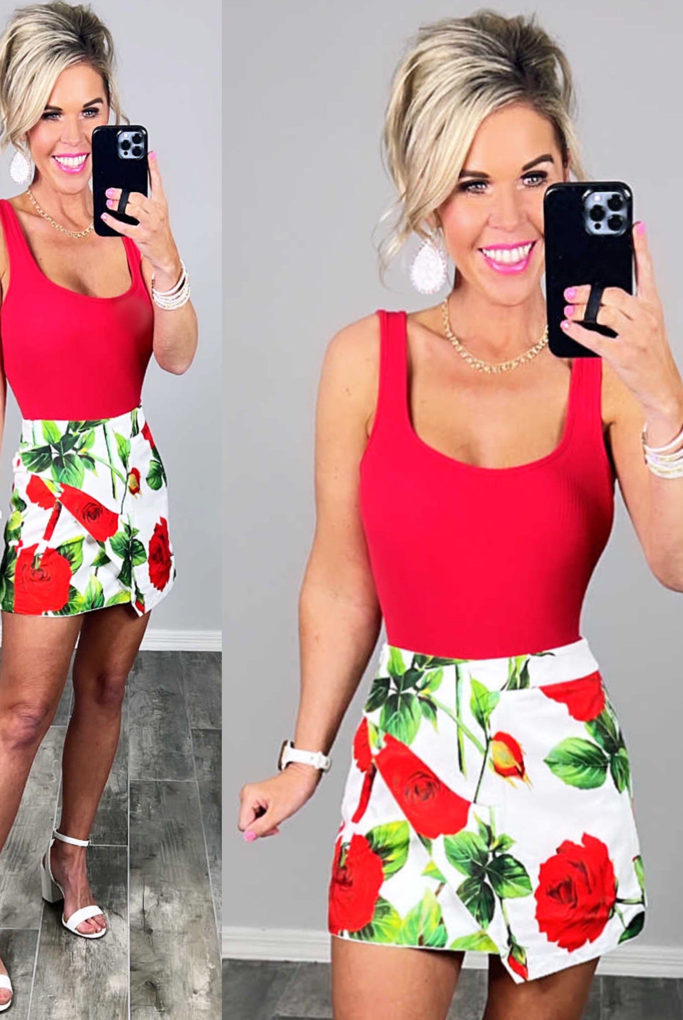 The Final Rose Skort-Skort-privityboutique.com-Privity Boutique, Women’s Fashion Boutique in Mesa, Arizona