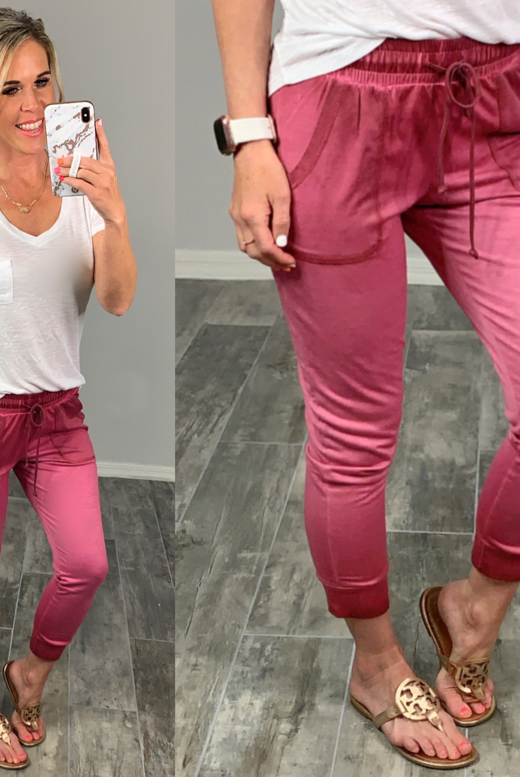 Ombre Cropped Joggers-joggers-privityboutique.com-Privity Boutique, Women’s Fashion Boutique in Mesa, Arizona