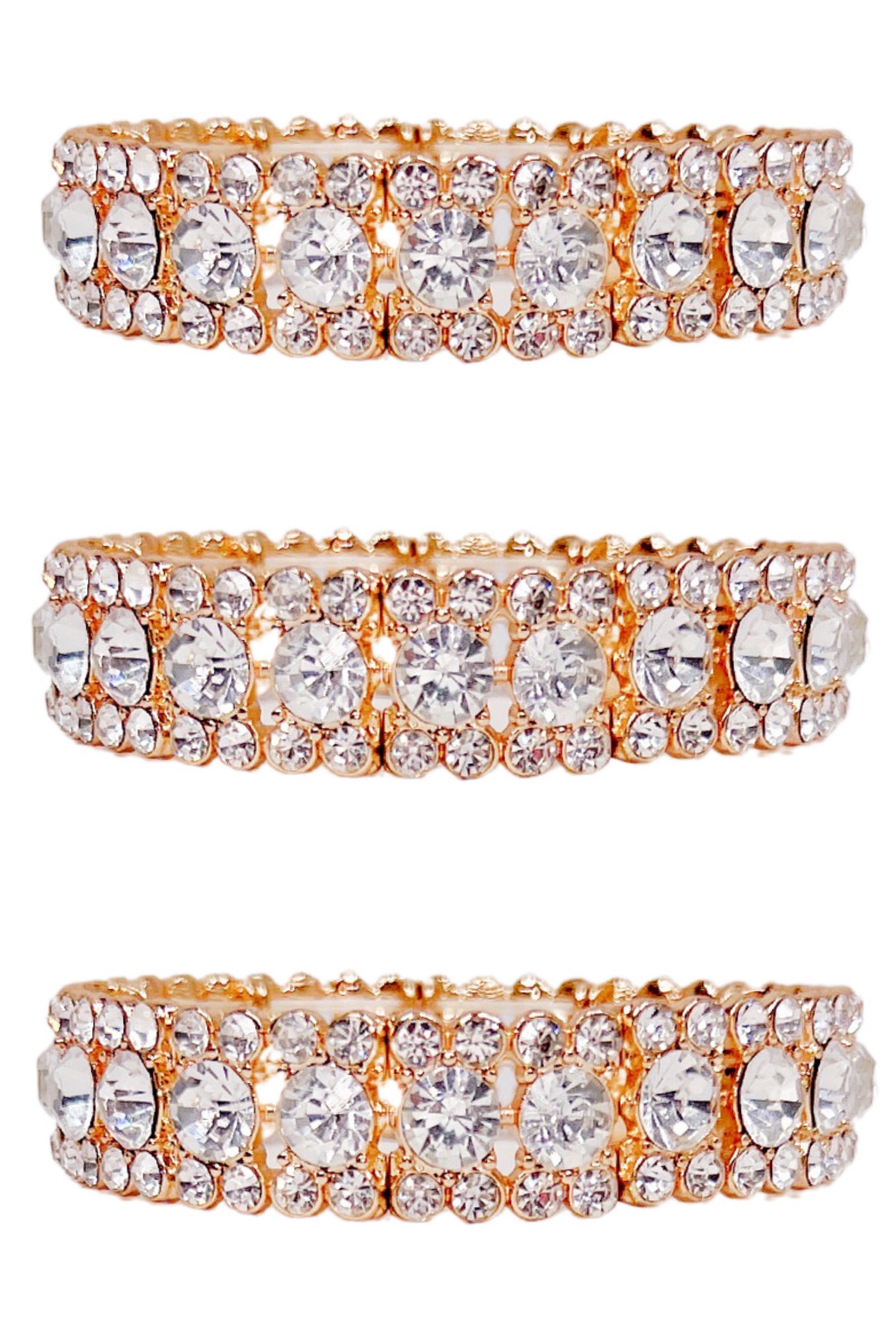 Never Miss It Rhinestone Stretch Bracelet-bracelet-privityboutique.com-Privity Boutique, Women’s Fashion Boutique in Mesa, Arizona