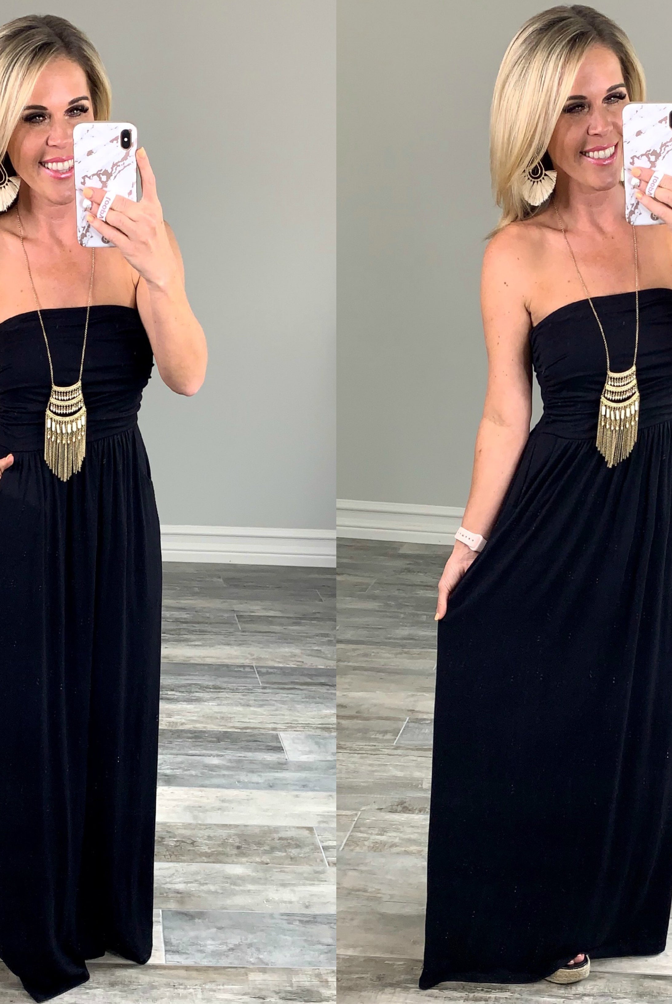 Your so Classic Pocket Maxi Dress-Dress-privityboutique.com-Privity Boutique, Women’s Fashion Boutique in Mesa, Arizona