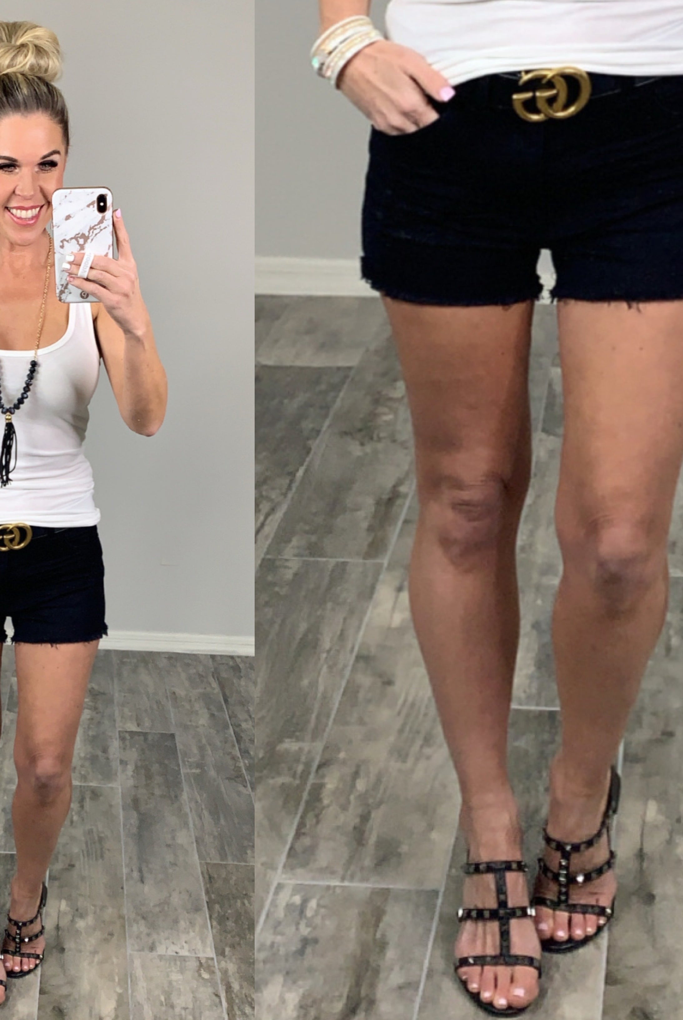 Under the Radar Black Shorts-shorts-privityboutique.com-Privity Boutique, Women’s Fashion Boutique in Mesa, Arizona