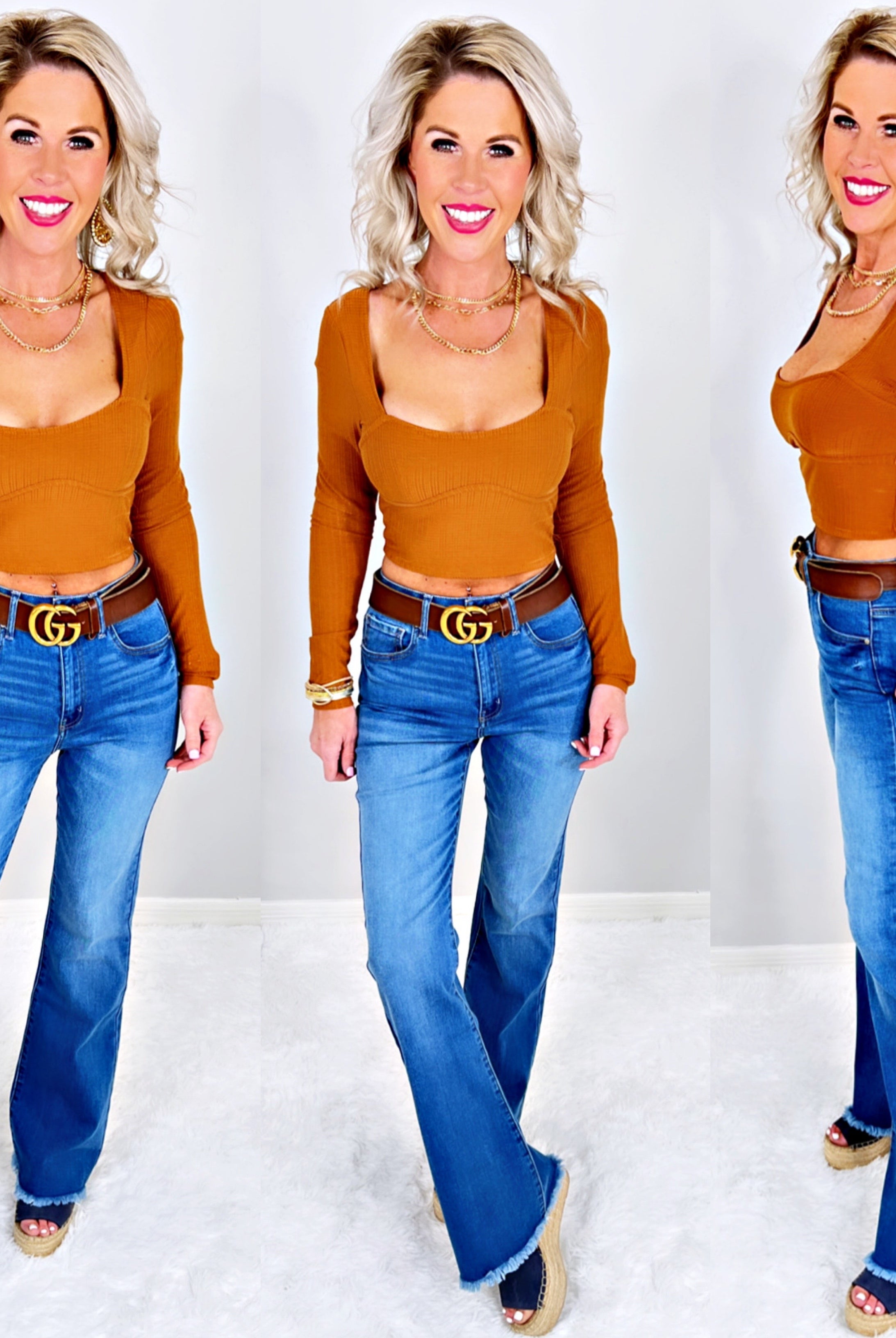 Capture This Picture Top - Camel-cropped crop top-privityboutique-Privity Boutique, Women’s Fashion Boutique in Mesa, Arizona