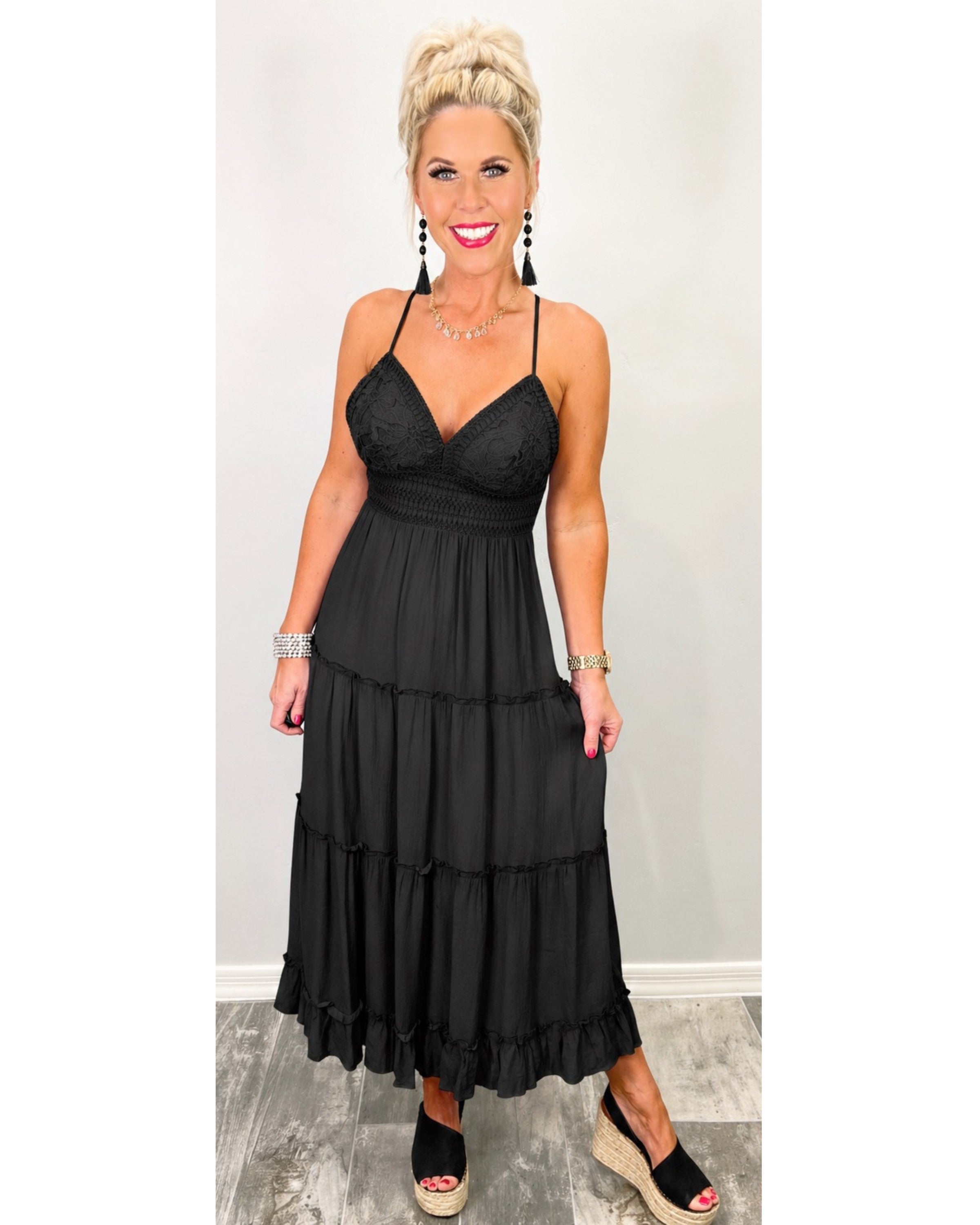 It All Begins With Love Maxi Dress - Black-Dress-privityboutique.com-Privity Boutique, Women’s Fashion Boutique in Mesa, Arizona