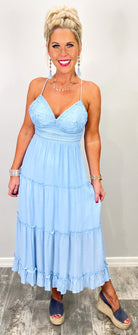 It All Begins With Love Maxi Dress - Sky Blue-Dress-privityboutique.com-Privity Boutique, Women’s Fashion Boutique in Mesa, Arizona