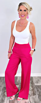 Wait For Me Pants - Pink-palazzo-privityboutique.com-Privity Boutique, Women’s Fashion Boutique in Mesa, Arizona