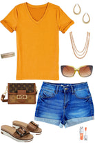 Not Your Boyfriends Tee - Mustard-bandeau-privityboutique-Privity Boutique, Women’s Fashion Boutique in Mesa, Arizona