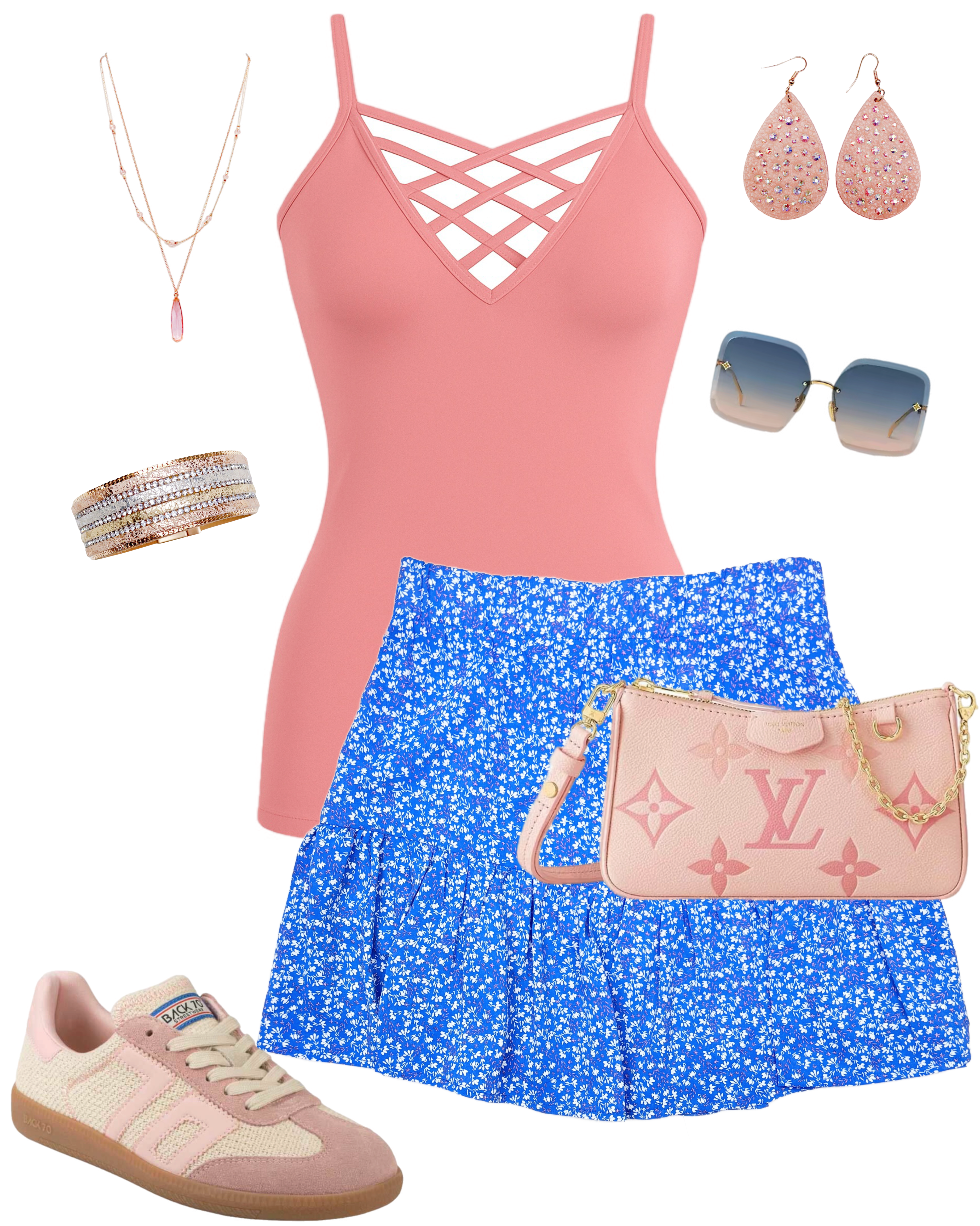 Seems Like Love Ruffled Skort - Blue-Dress-privityboutique.com-Privity Boutique, Women’s Fashion Boutique in Mesa, Arizona