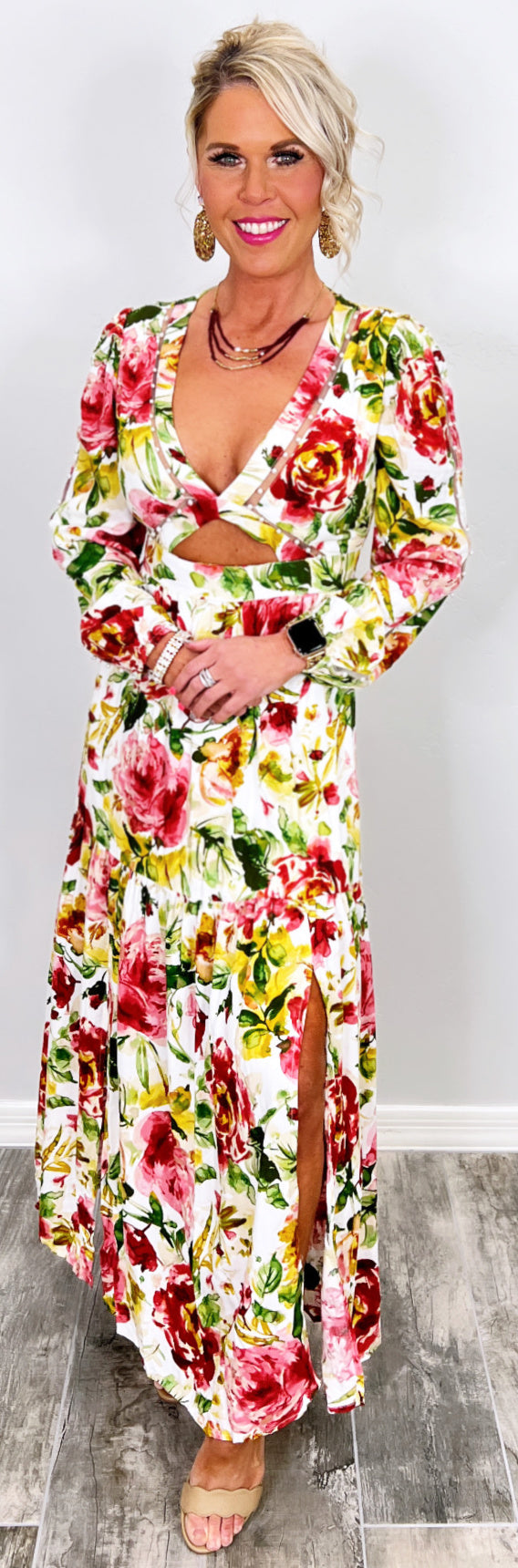 Where I Want To Be Floral Maxi Dress-Dress-privityboutique.com-Privity Boutique, Women’s Fashion Boutique in Mesa, Arizona