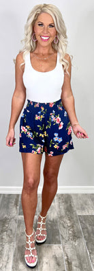 She's Stealing Hearts Multi Floral Shorts-Shorts-privityboutique.com-Privity Boutique, Women’s Fashion Boutique in Mesa, Arizona