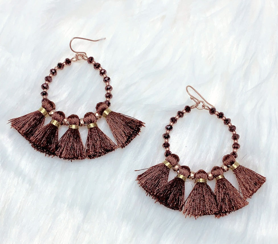 Paired Together Tassel Earrings-earrings-privityboutique.com-Privity Boutique, Women’s Fashion Boutique in Mesa, Arizona