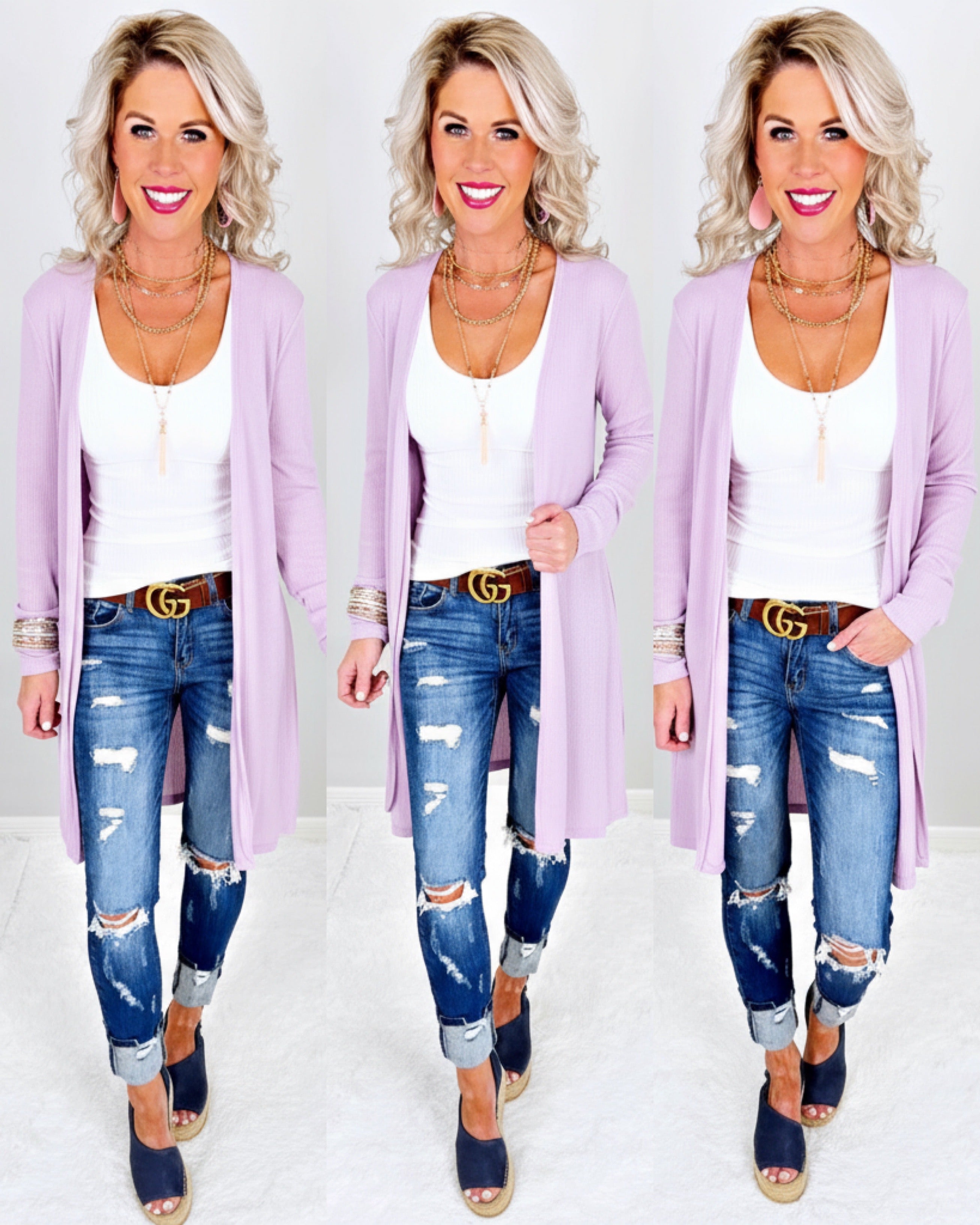 Keep Your Secrets Cardigan - Lavender-Top-privityboutique.com-Privity Boutique, Women’s Fashion Boutique in Mesa, Arizona