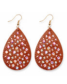 Leather Drop Earrings - Multiple Colors-earrings-privityboutique-Privity Boutique, Women’s Fashion Boutique in Mesa, Arizona