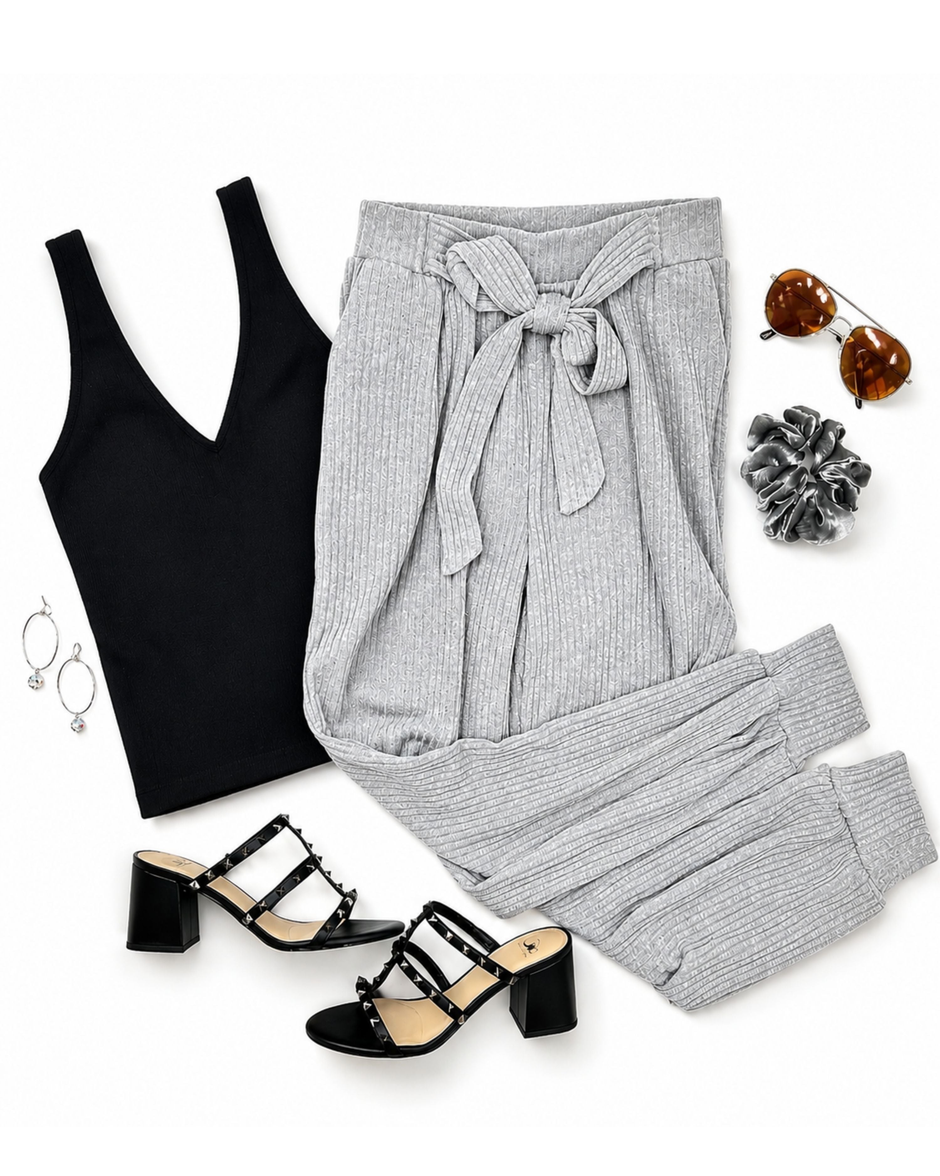 Feel The Magic Pants - Grey-Joggers-privityboutique.com-Privity Boutique, Women’s Fashion Boutique in Mesa, Arizona