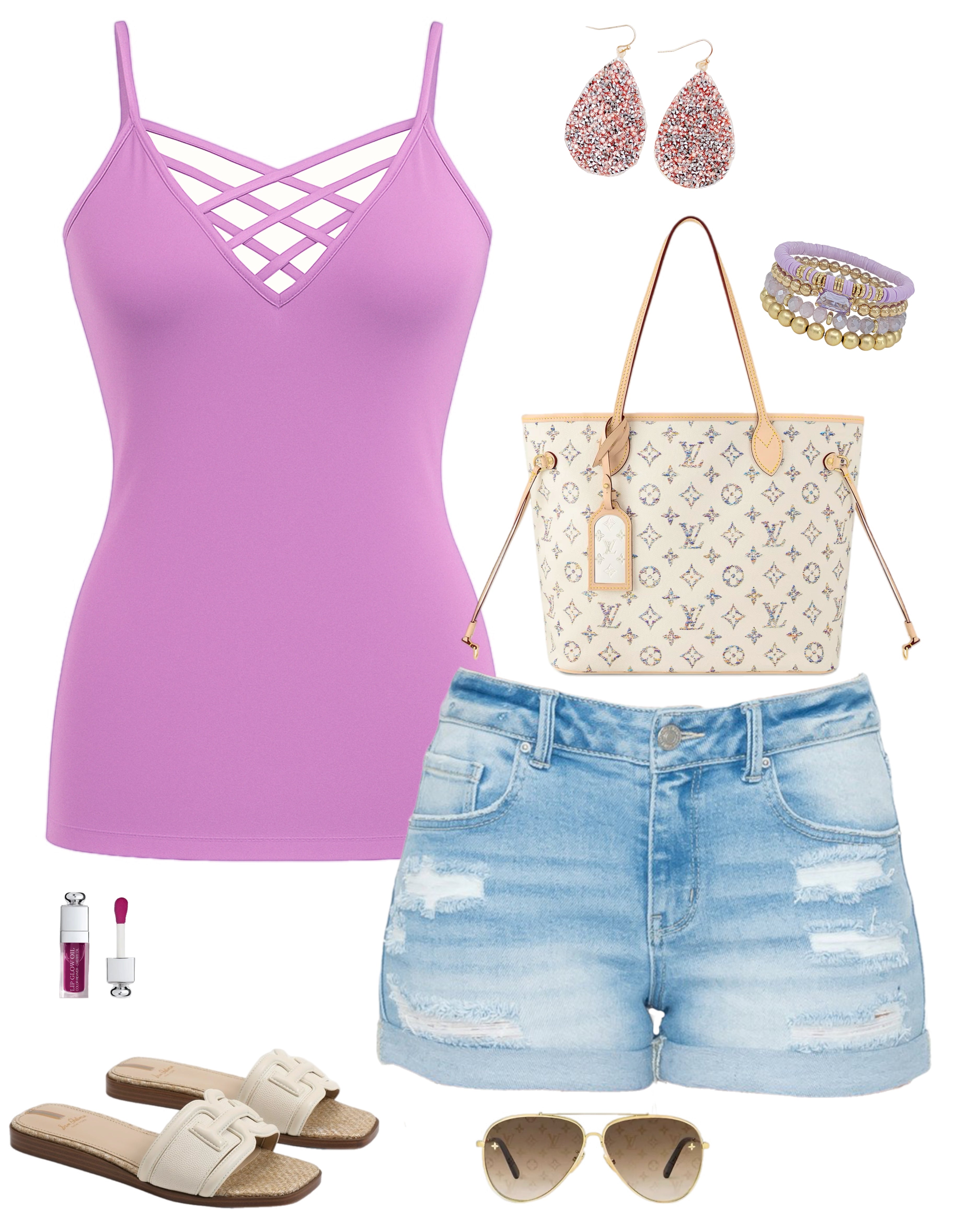 Long Caged Cami - Lavender-cami-privityboutique-Privity Boutique, Women’s Fashion Boutique in Mesa, Arizona