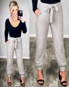 Feel The Magic Pants - Grey-Joggers-privityboutique.com-Privity Boutique, Women’s Fashion Boutique in Mesa, Arizona